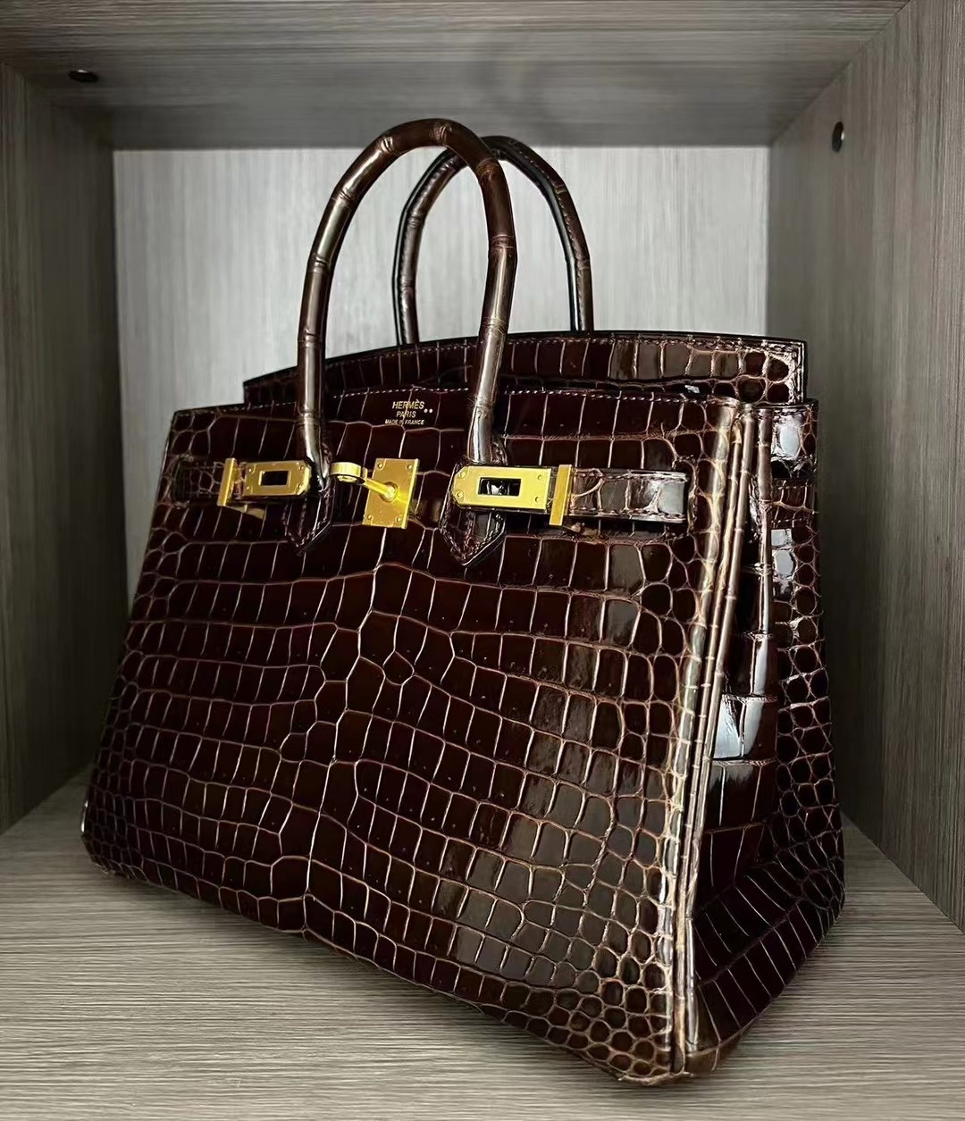 Crocodile skin #41 Havene Birkin 25-30cm