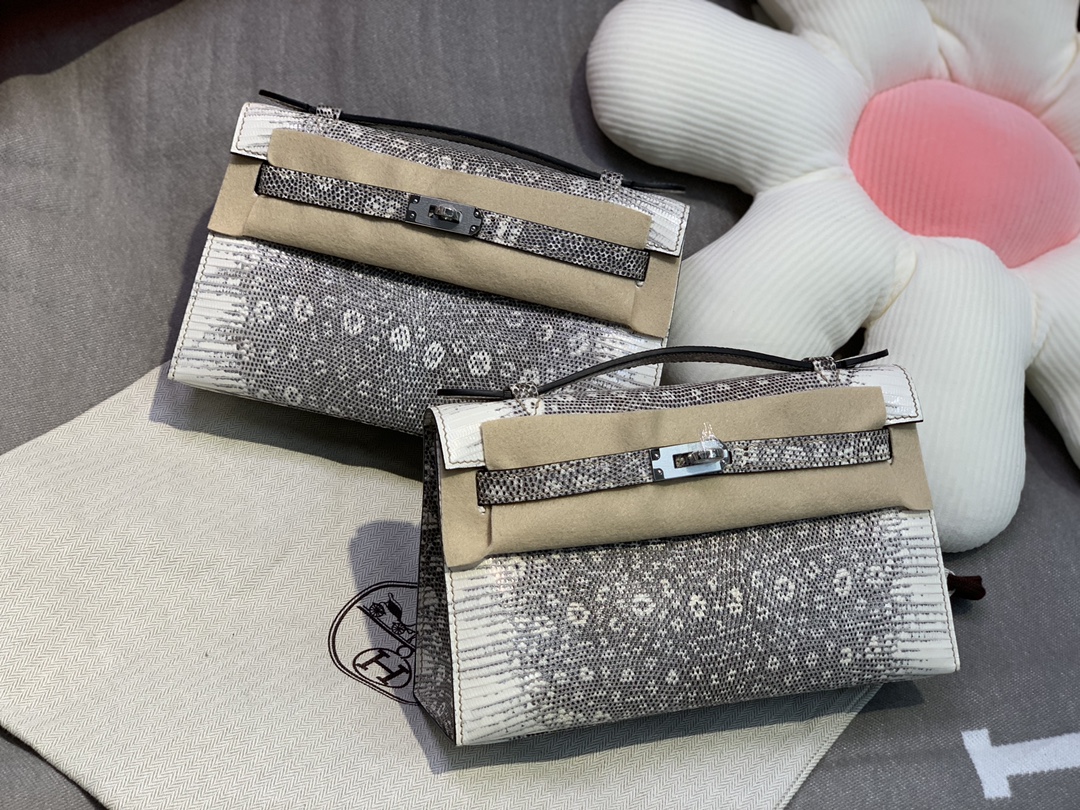 Hermes Kelly lizard skin Kelly