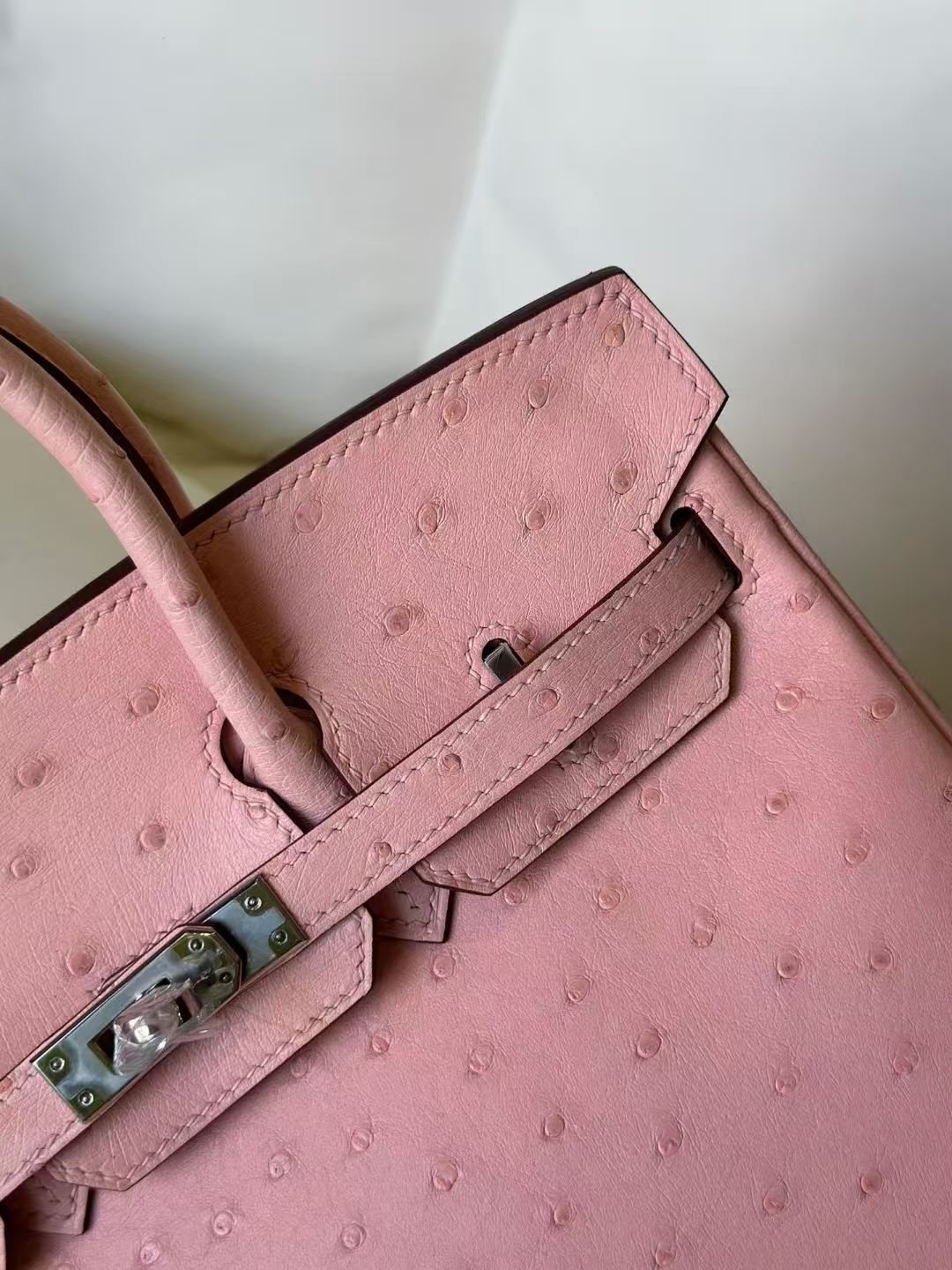 Birkin Ostrich skin #3Q sakura 25-35cm