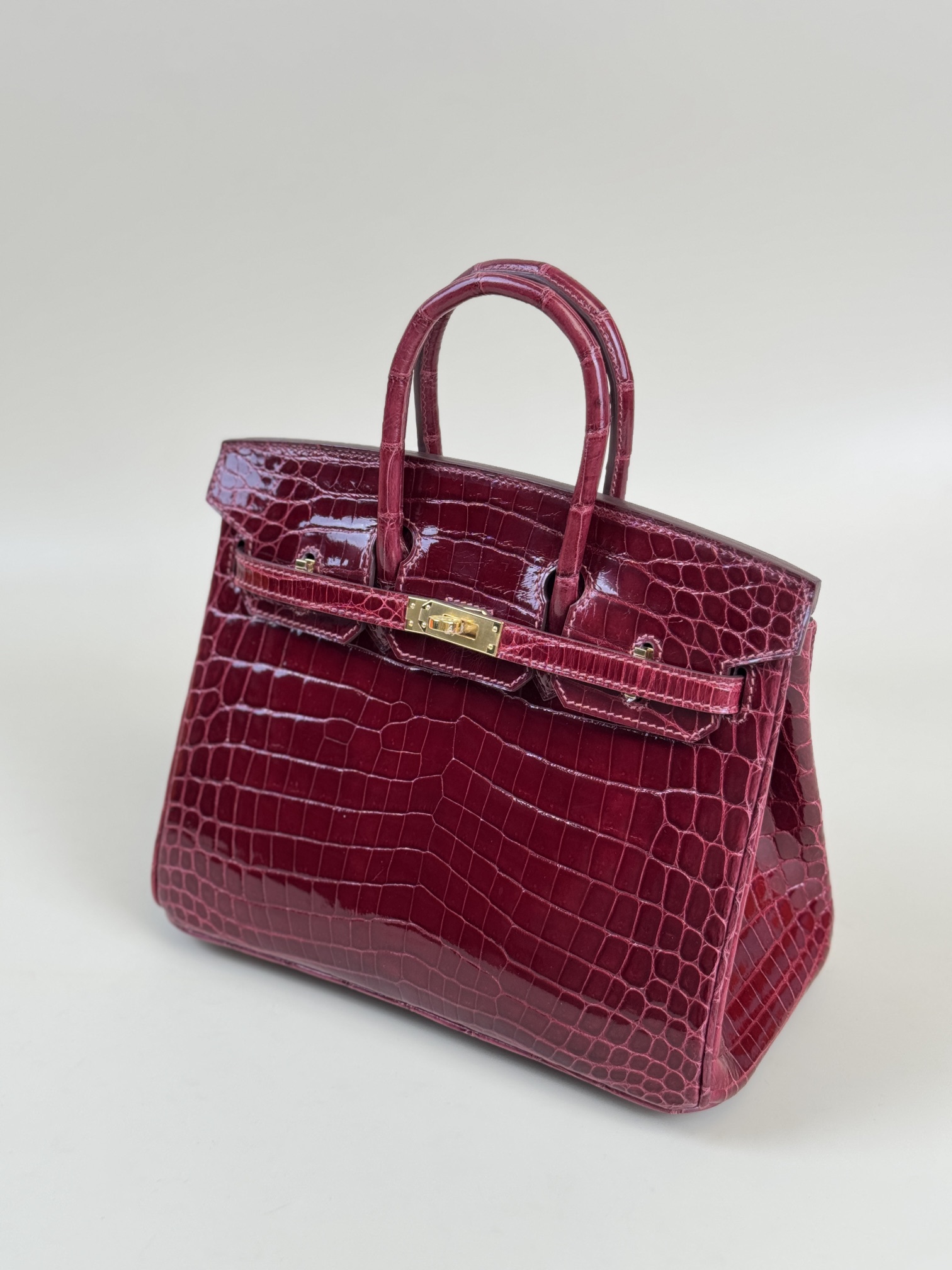 Crocodile skin #F5 Bourgogne Birkin 25-30cm