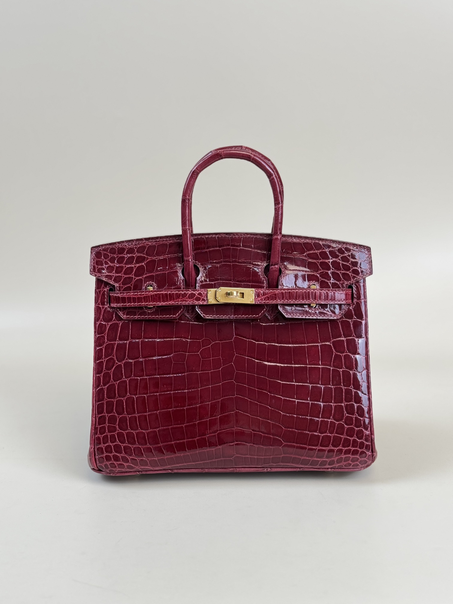 Crocodile skin #F5 Bourgogne Birkin 25-30cm