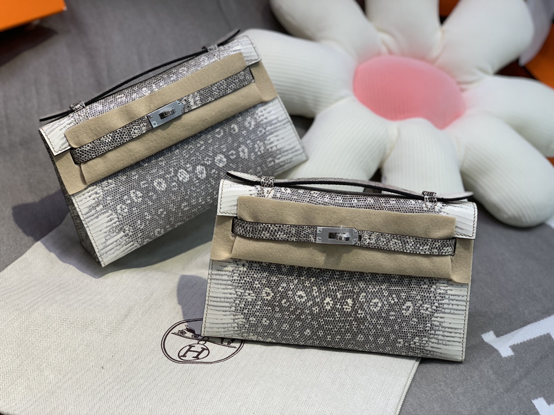 Hermes Kelly lizard skin Kelly