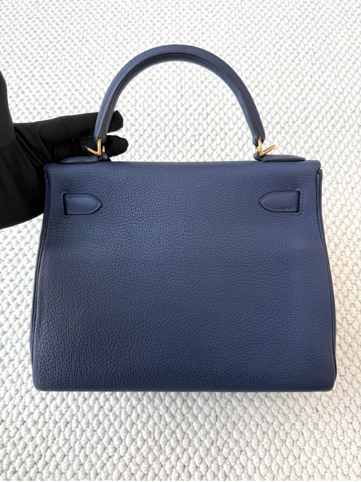 Hermes Kelly sapphire blue TOGO