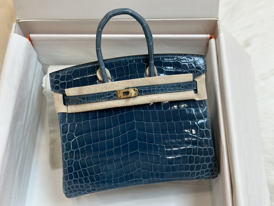 Crocodile skin #Colvert Birkin 25-30cm
