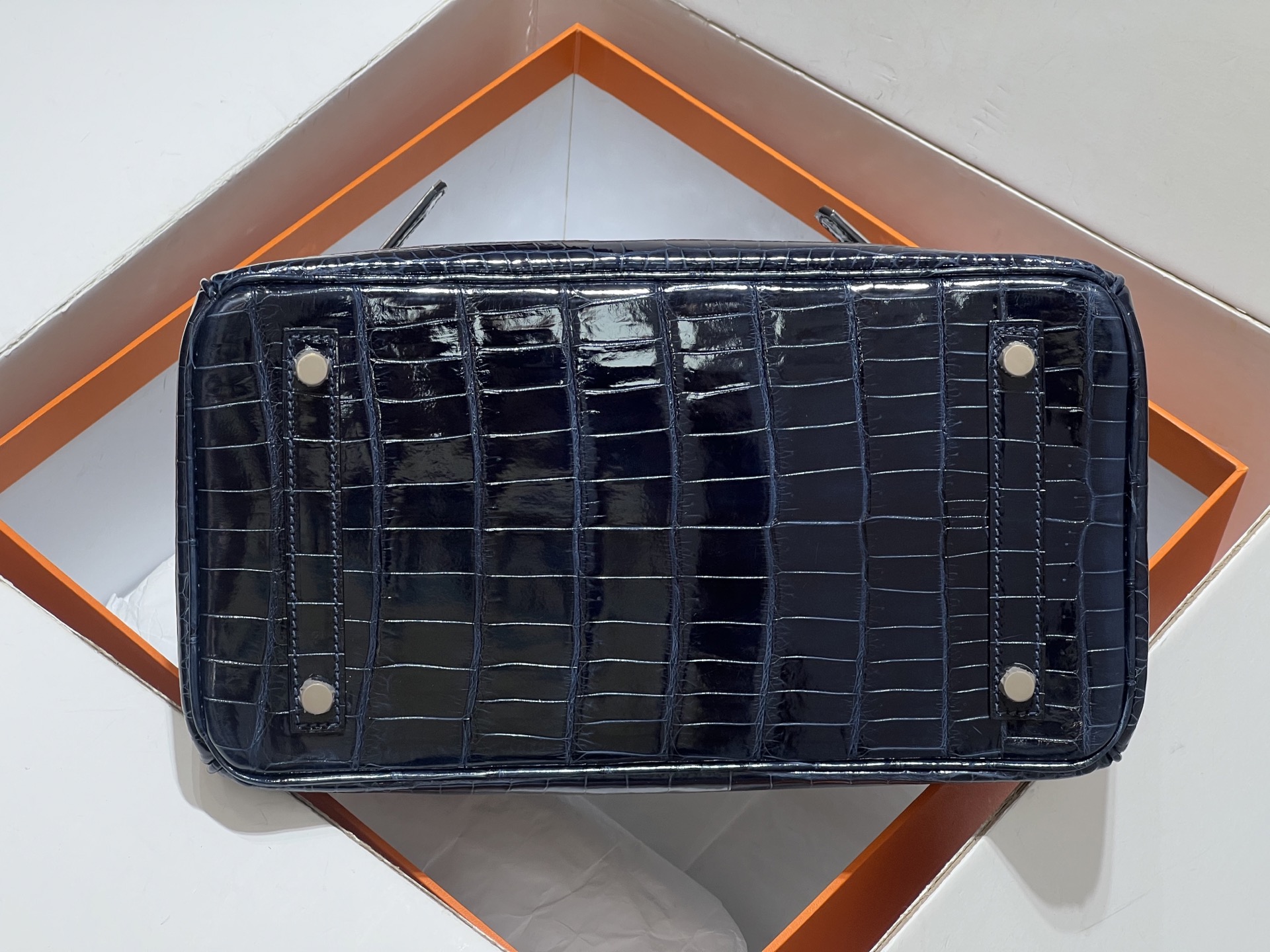 Crocodile skin #73 Blue Sapphire Birkin 25-35cm