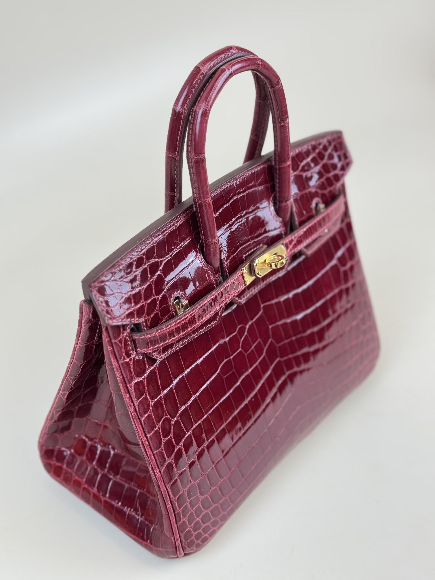 Crocodile skin #F5 Bourgogne Birkin 25-30cm