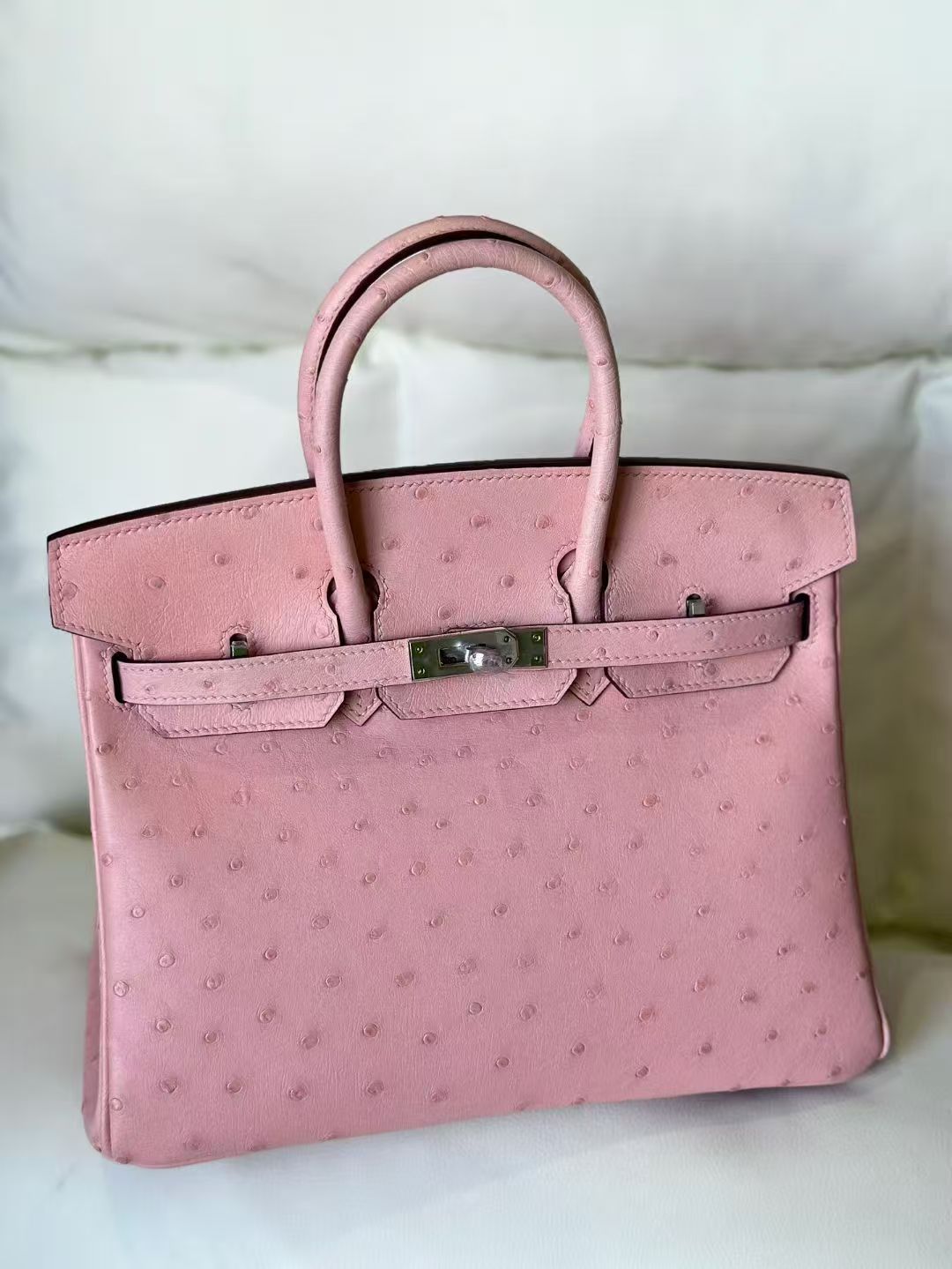 Birkin Ostrich skin #3Q sakura 25-35cm