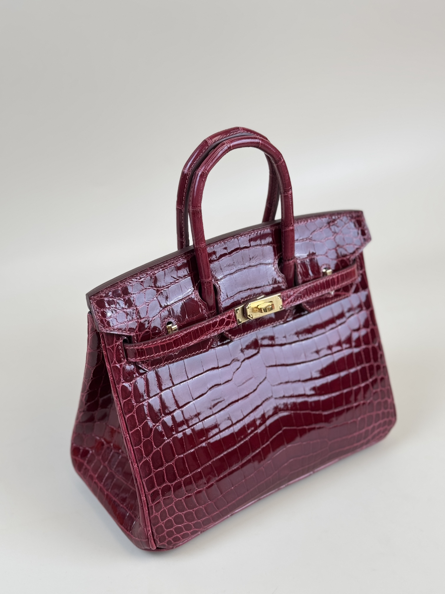 Crocodile skin #F5 Bourgogne Birkin 25-30cm