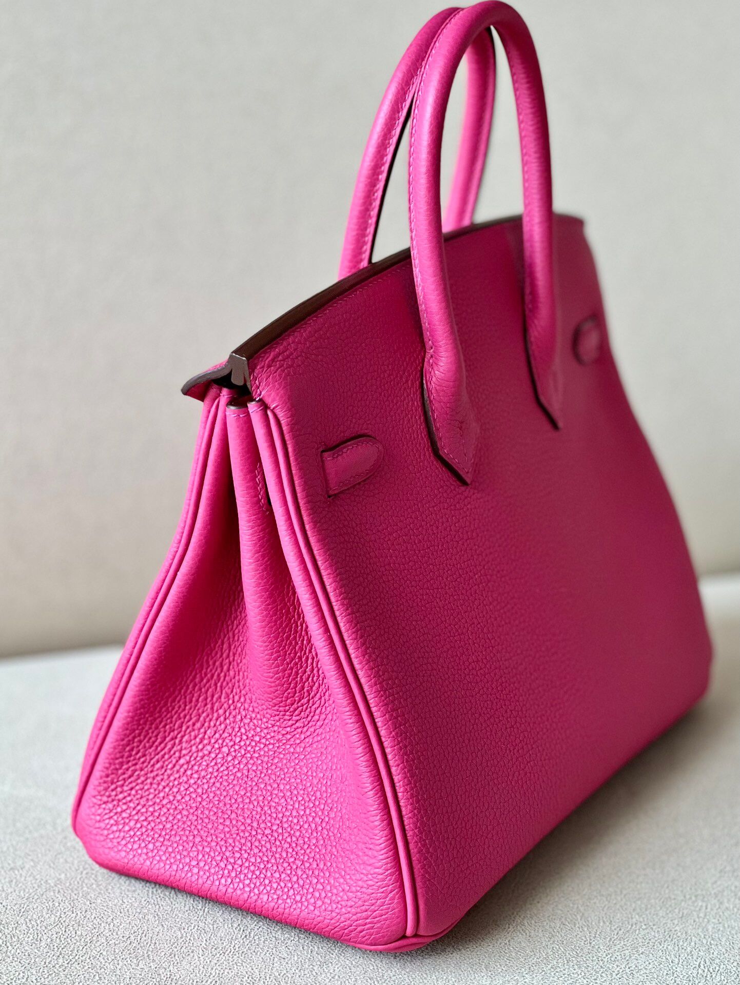 Hermes Birkin #E5 Rose tyrien 25-35cm TOGO