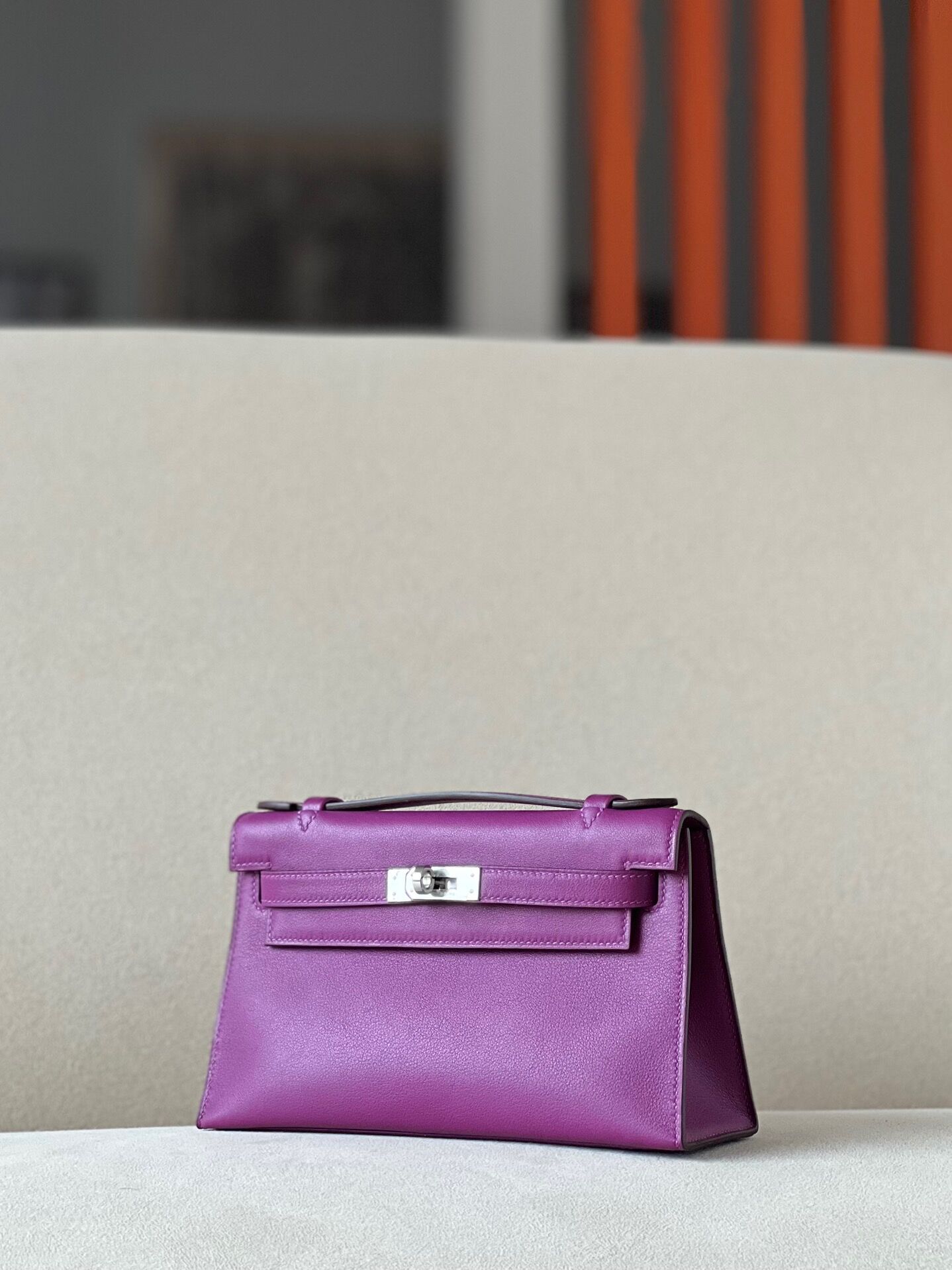 Hermes Kelly #P9 Anemone  22cm Swift