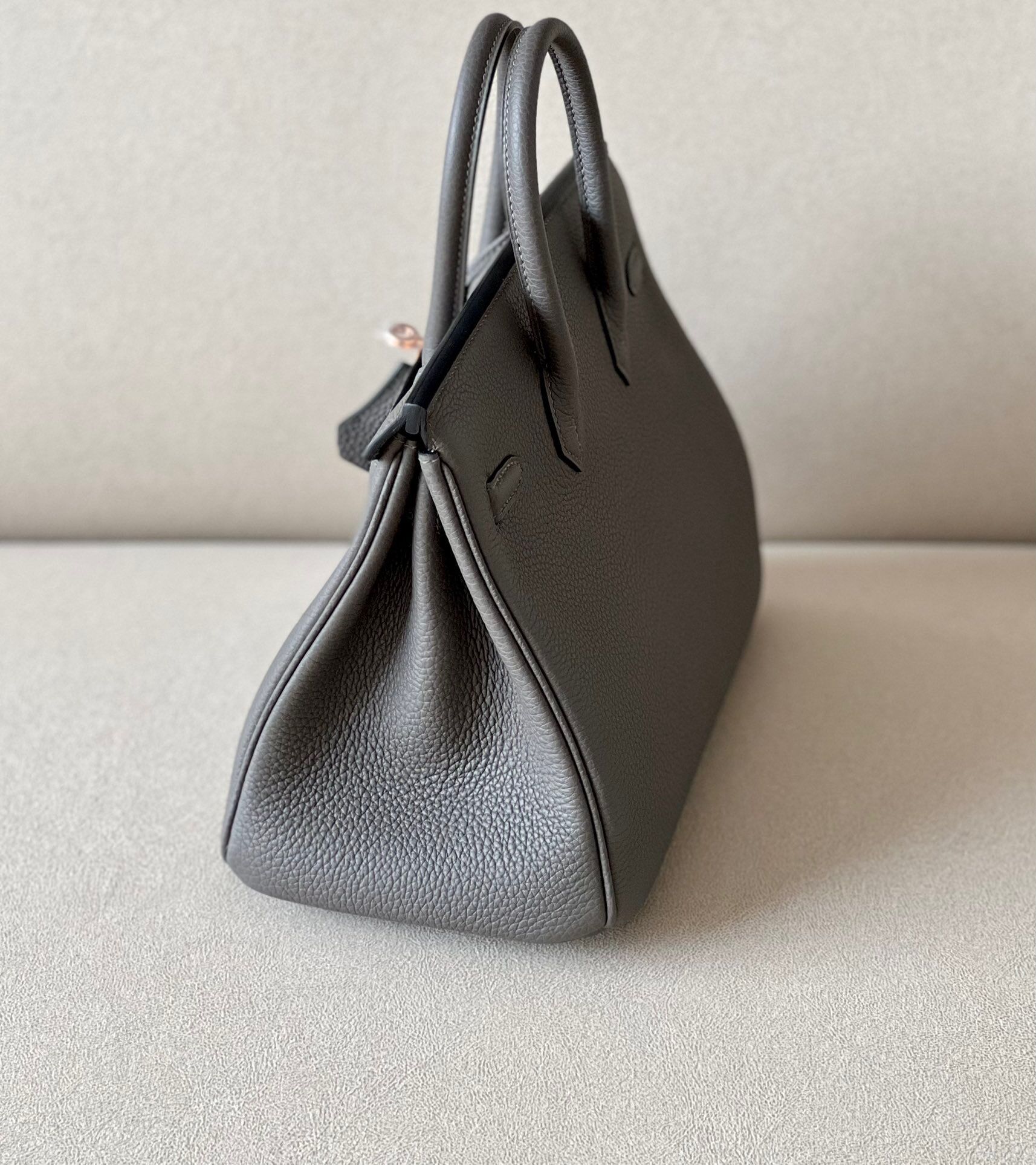 Hermes Birkin #8F Etain 25-35cm TOGO