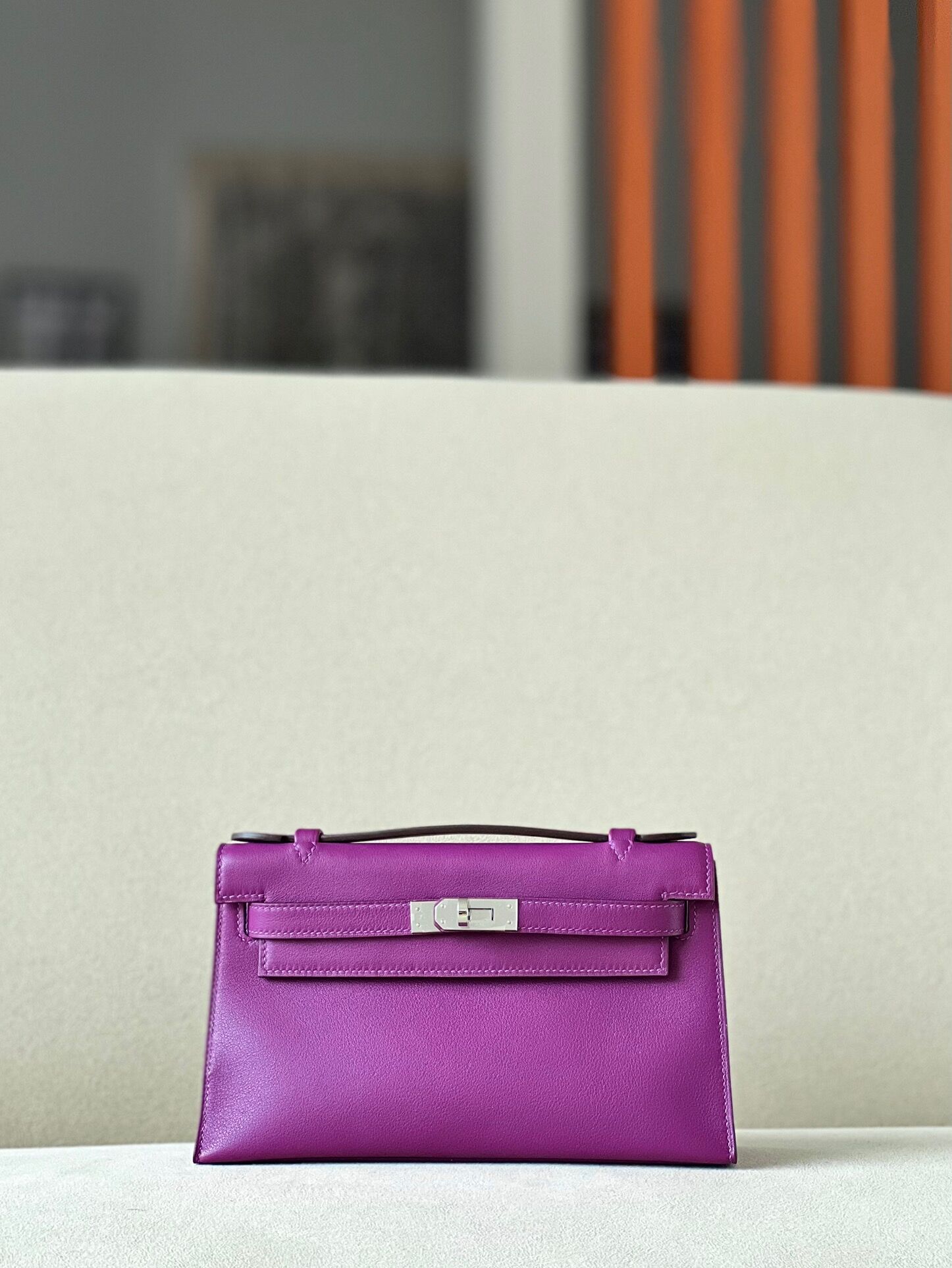 Hermes Kelly #P9 Anemone  22cm Swift