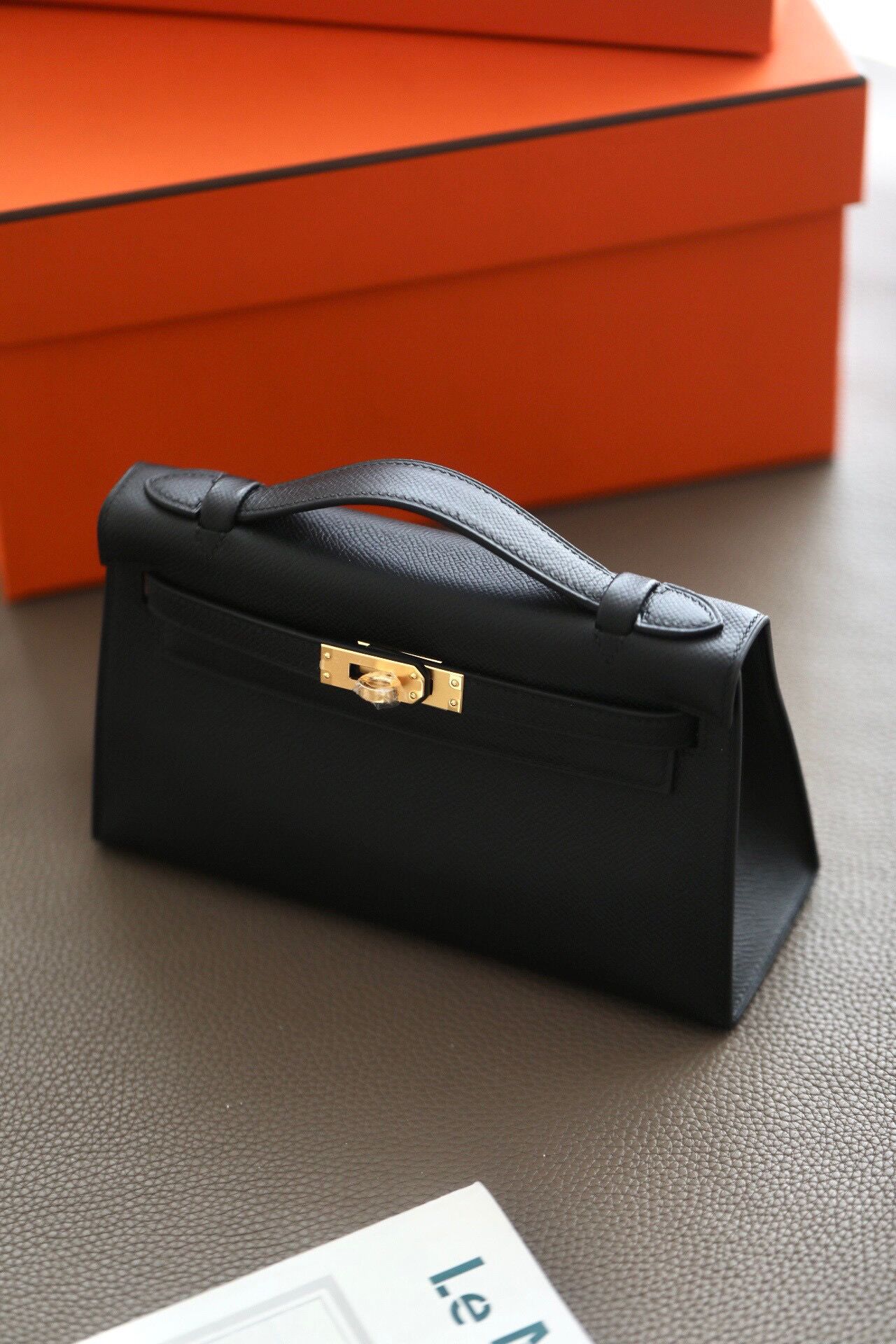 Hermes Kelly #89 Nolr 22cm Epsom
