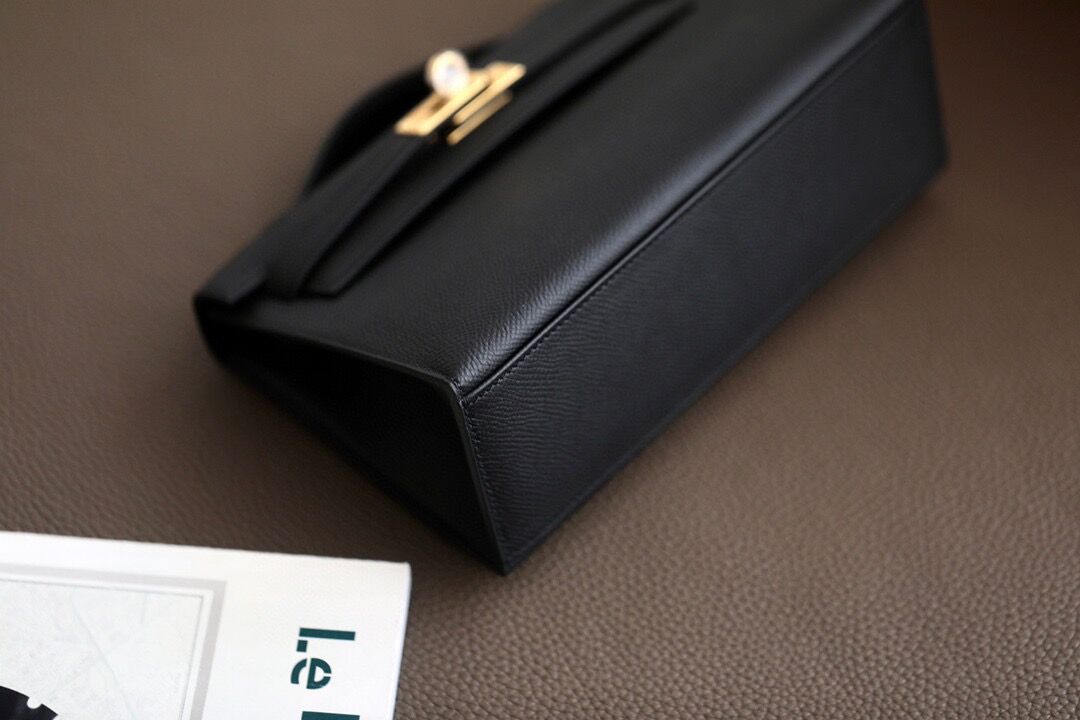 Hermes Kelly #89 Nolr 22cm Epsom