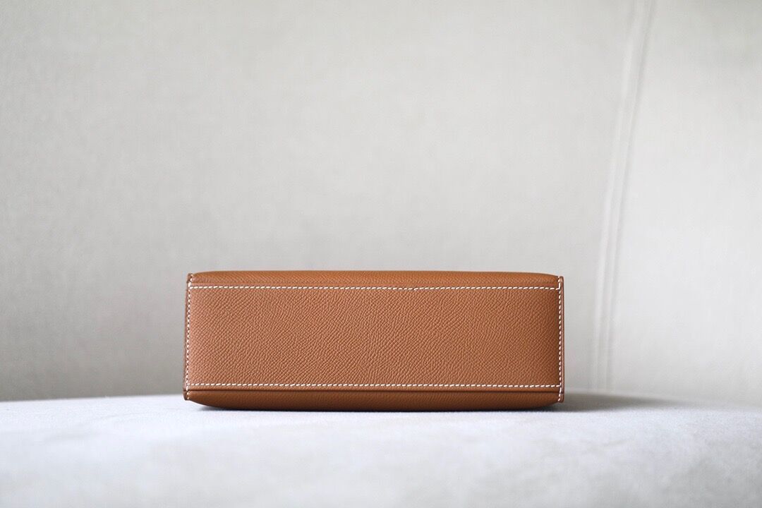 Hermes Kelly #37 Gold 22cm Epsom