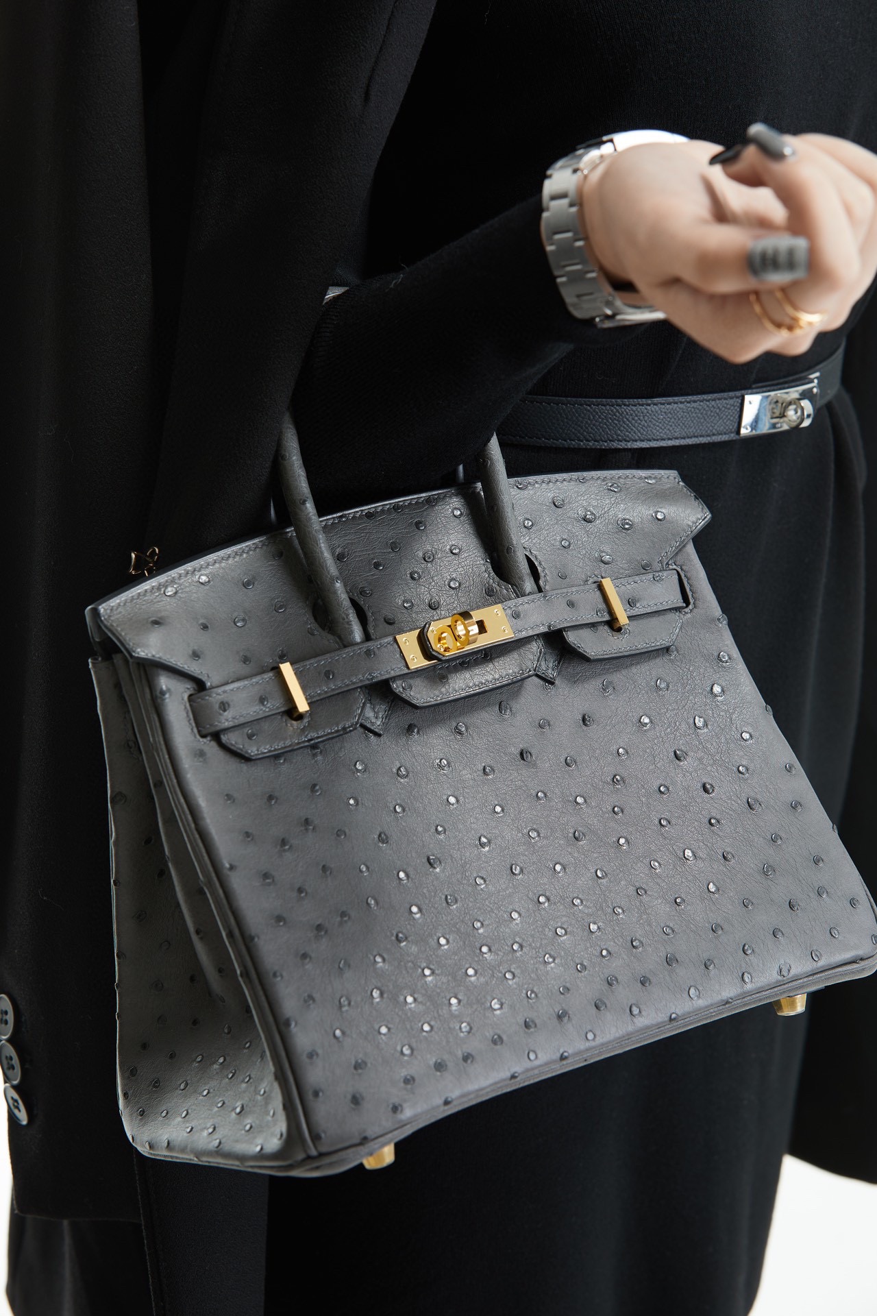 Birkin Ostrich skin   25-35cm