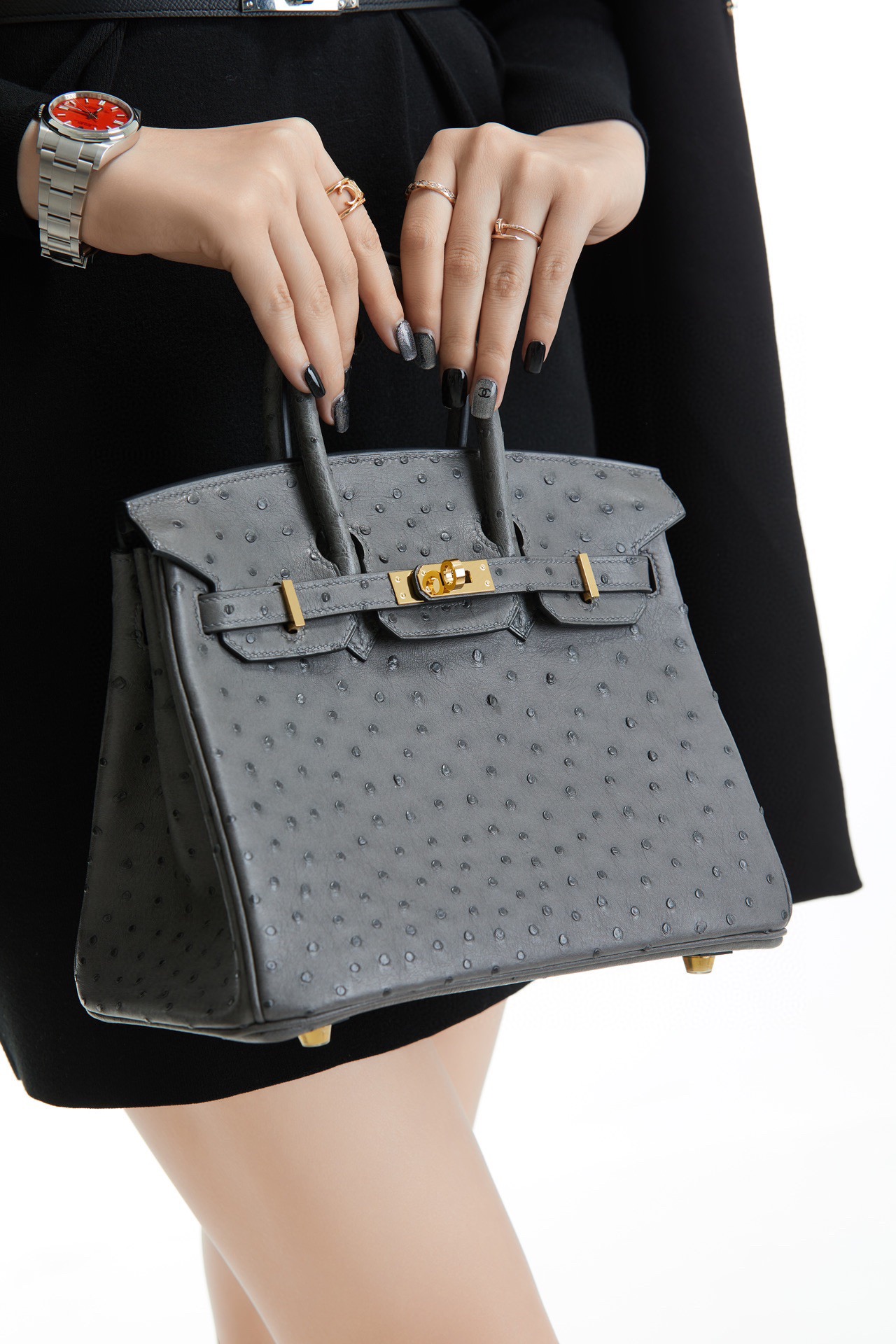 Birkin Ostrich skin   25-35cm