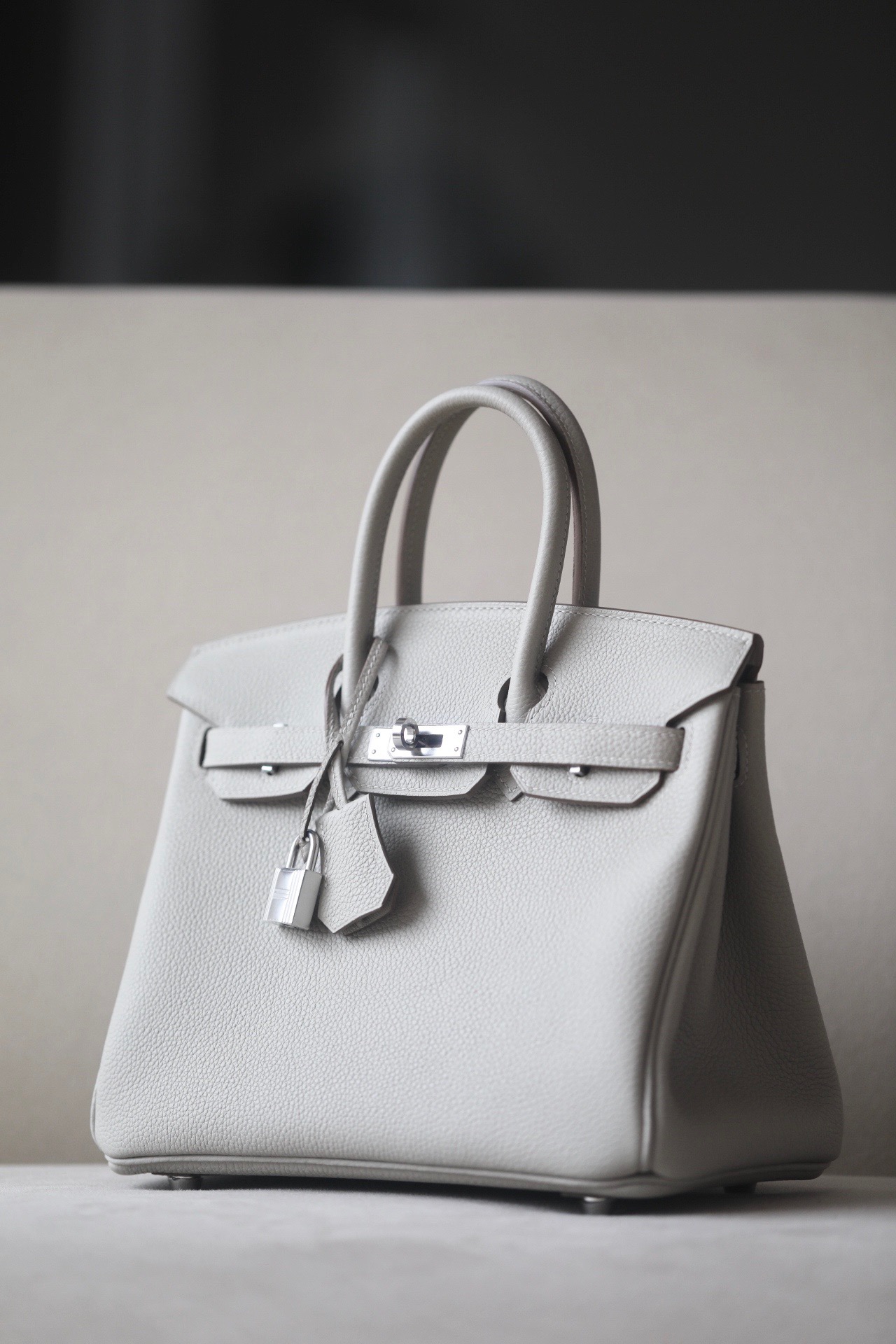 Hermes Birkin #80 Gris Perle 25-35cm TOGO