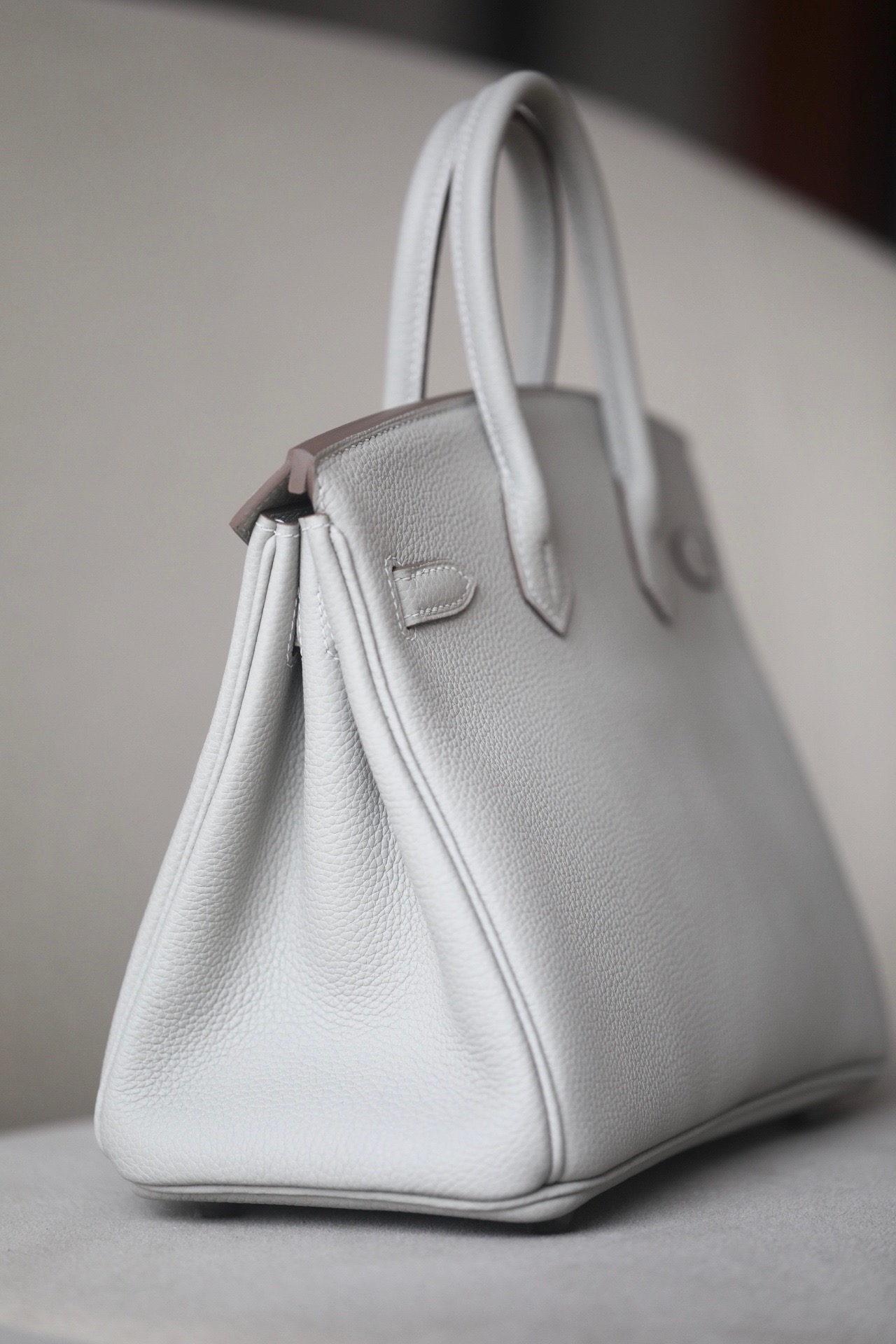 Hermes Birkin #80 Gris Perle 25-35cm TOGO