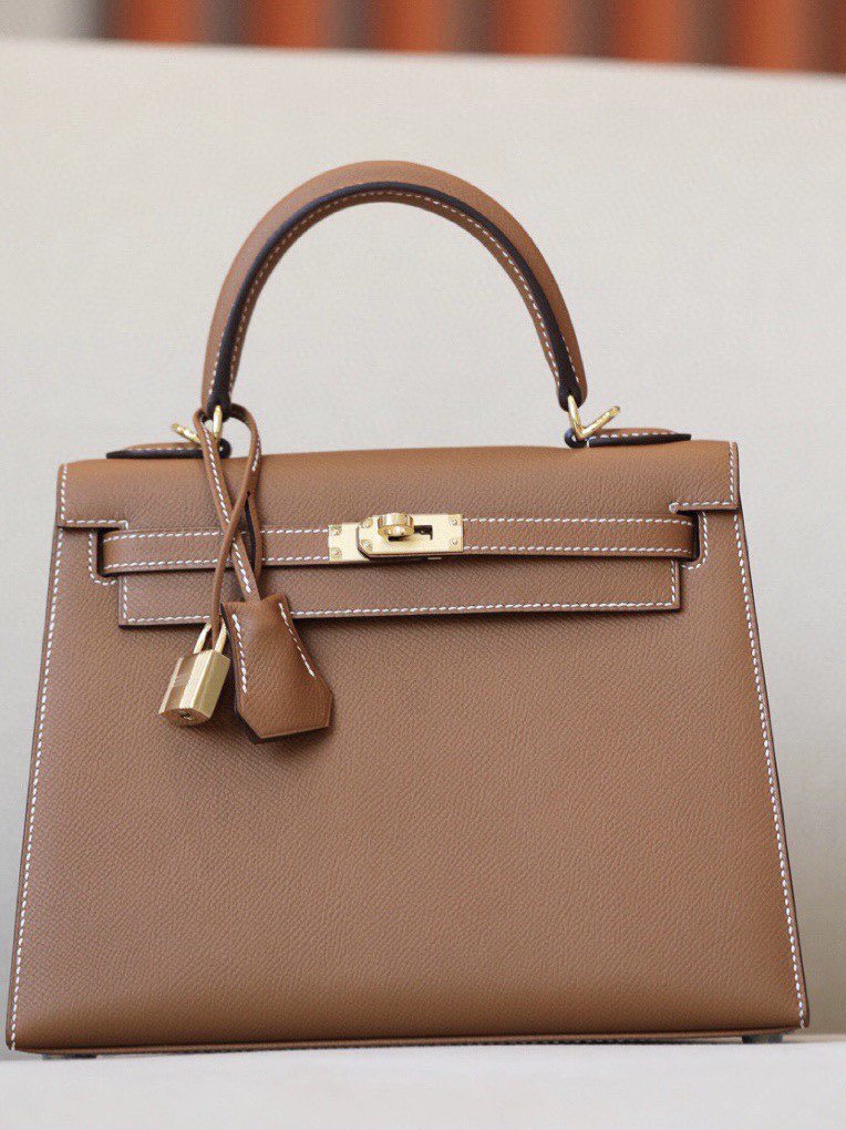 Hermes Kelly #37 Gold 25-28cm Epsom Sellier