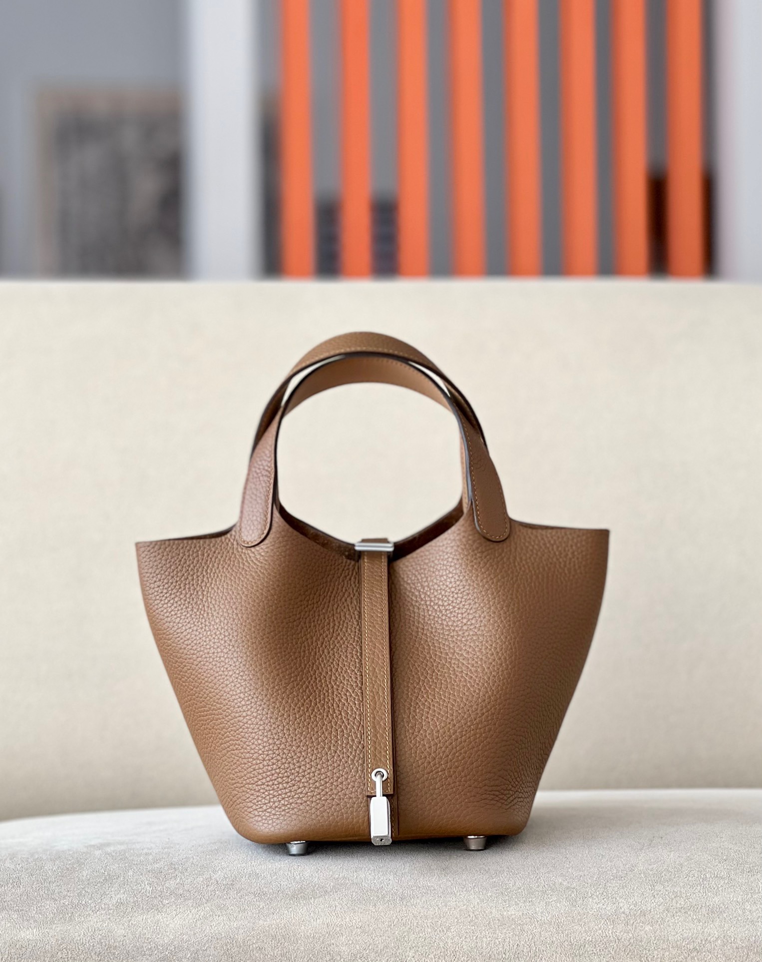 Hermes Picotin #37 Gold 18-22cm TOGO