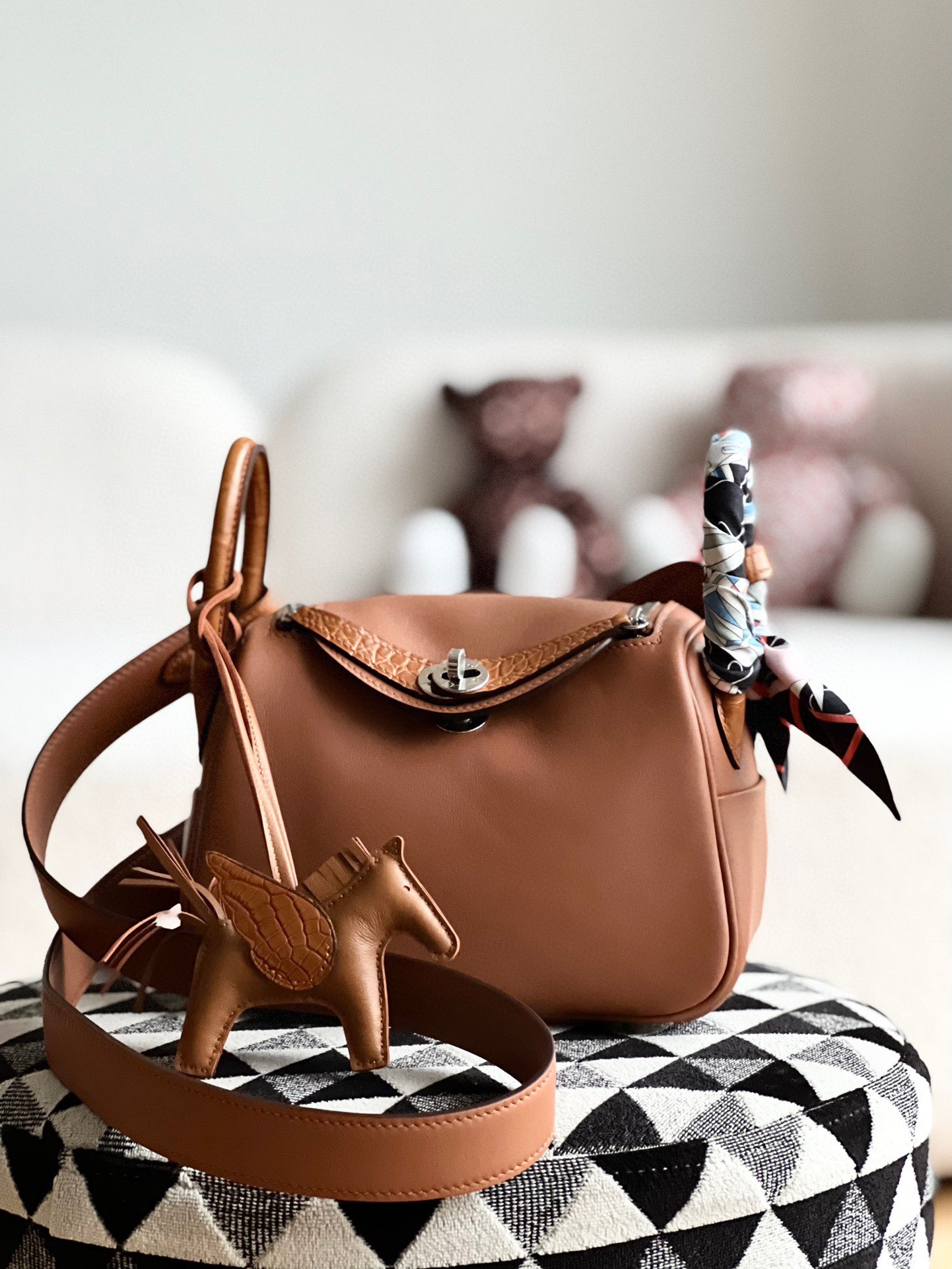 Crocodile with Swift Hermes Lindy #37 Gold 19-26cm