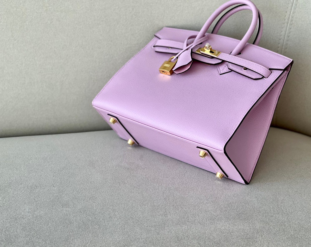 Hermes Birkin 25-30cm espom Mallow