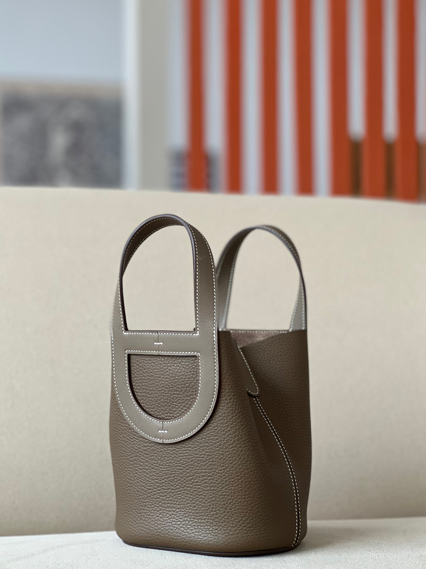 Hermes Picotin #19 Etoupe 18-22cm TOGO