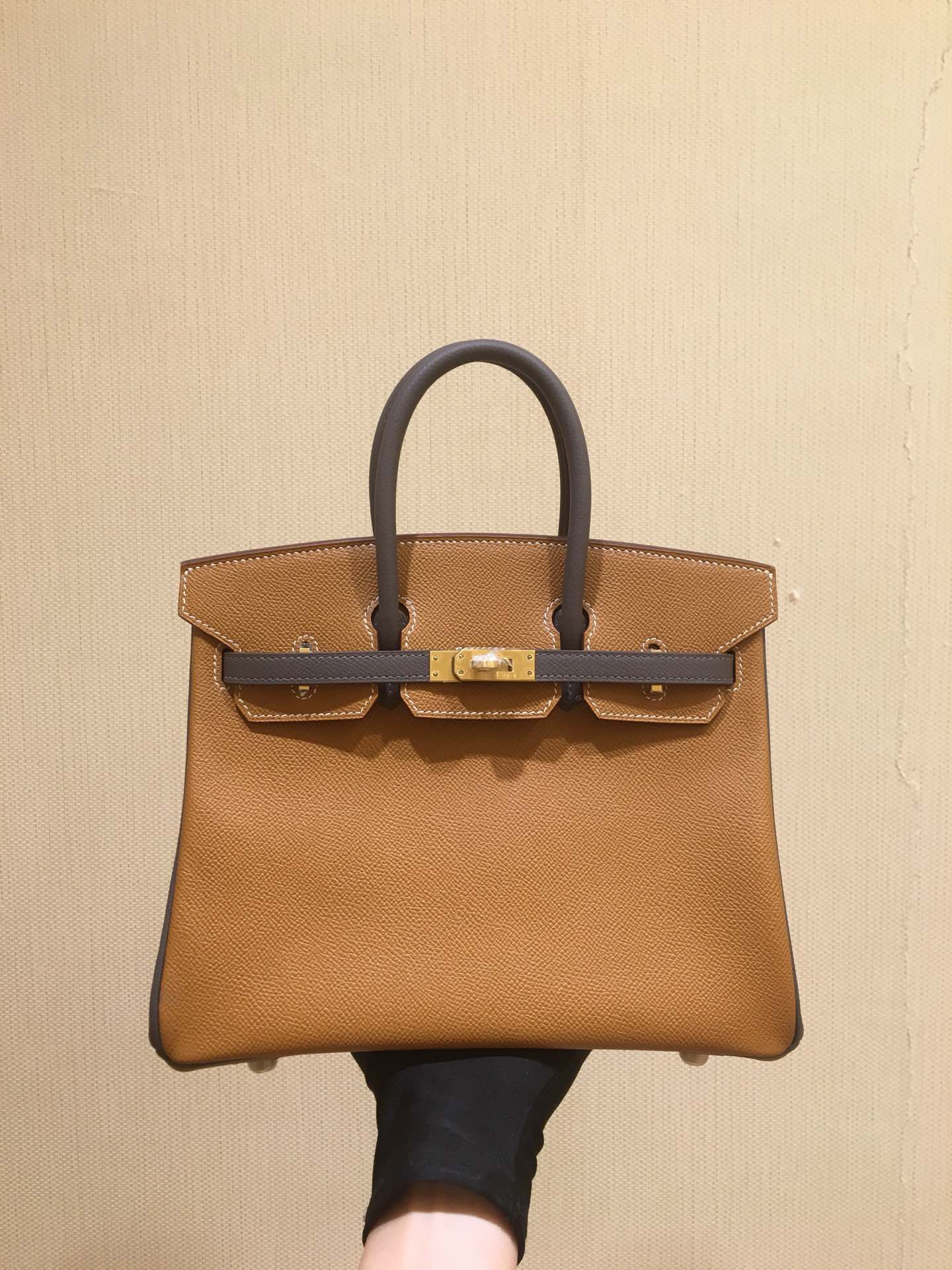 Hermes Birkin  Color blocking 25-35cm Espom