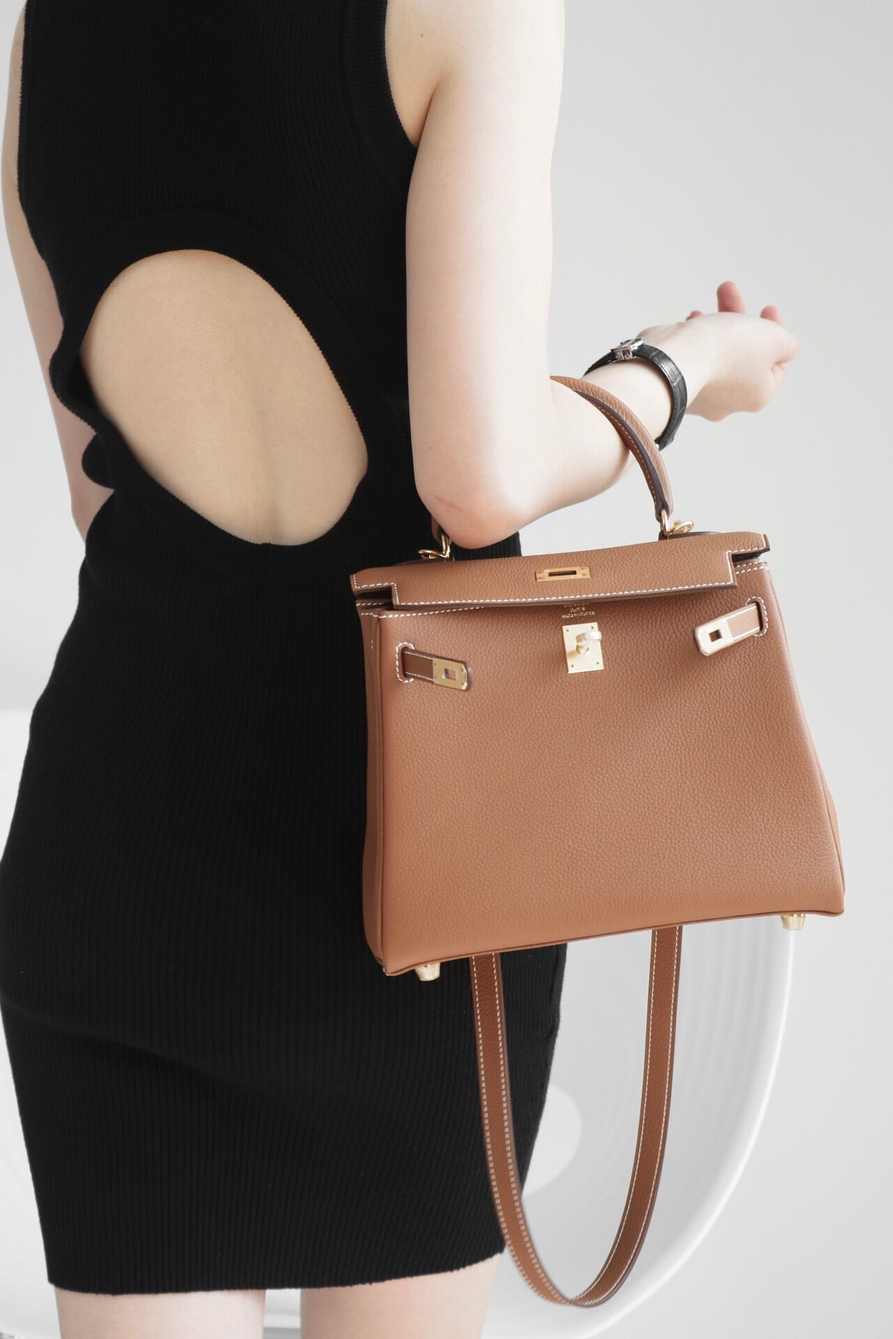 Hermes Kelly #37 Gold 25-28cm Togo