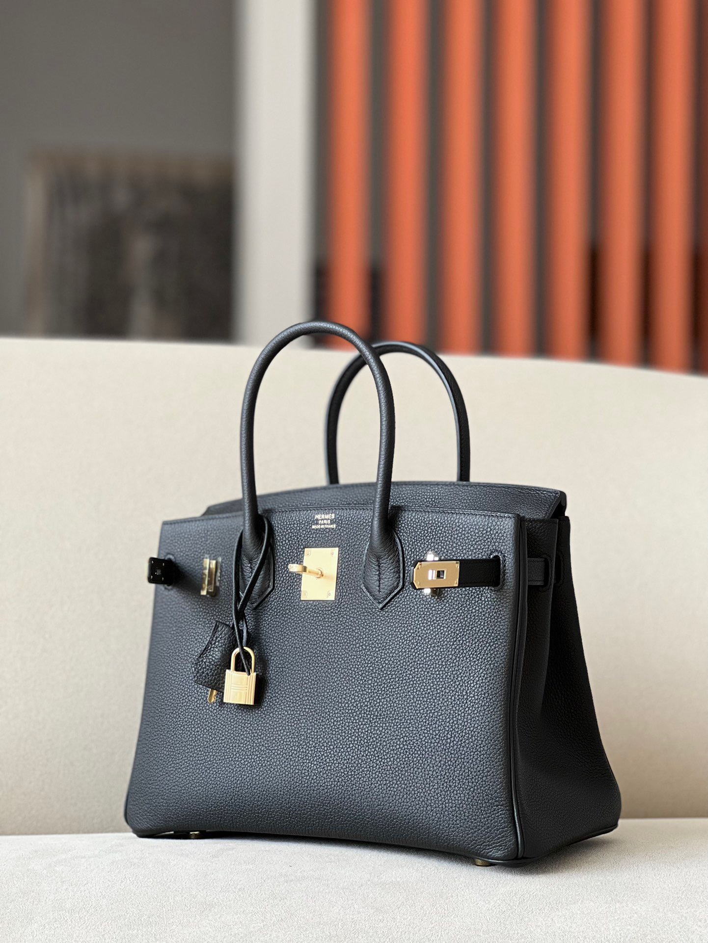Hermes Birkin  #89 Nolr25-35cm TOGO