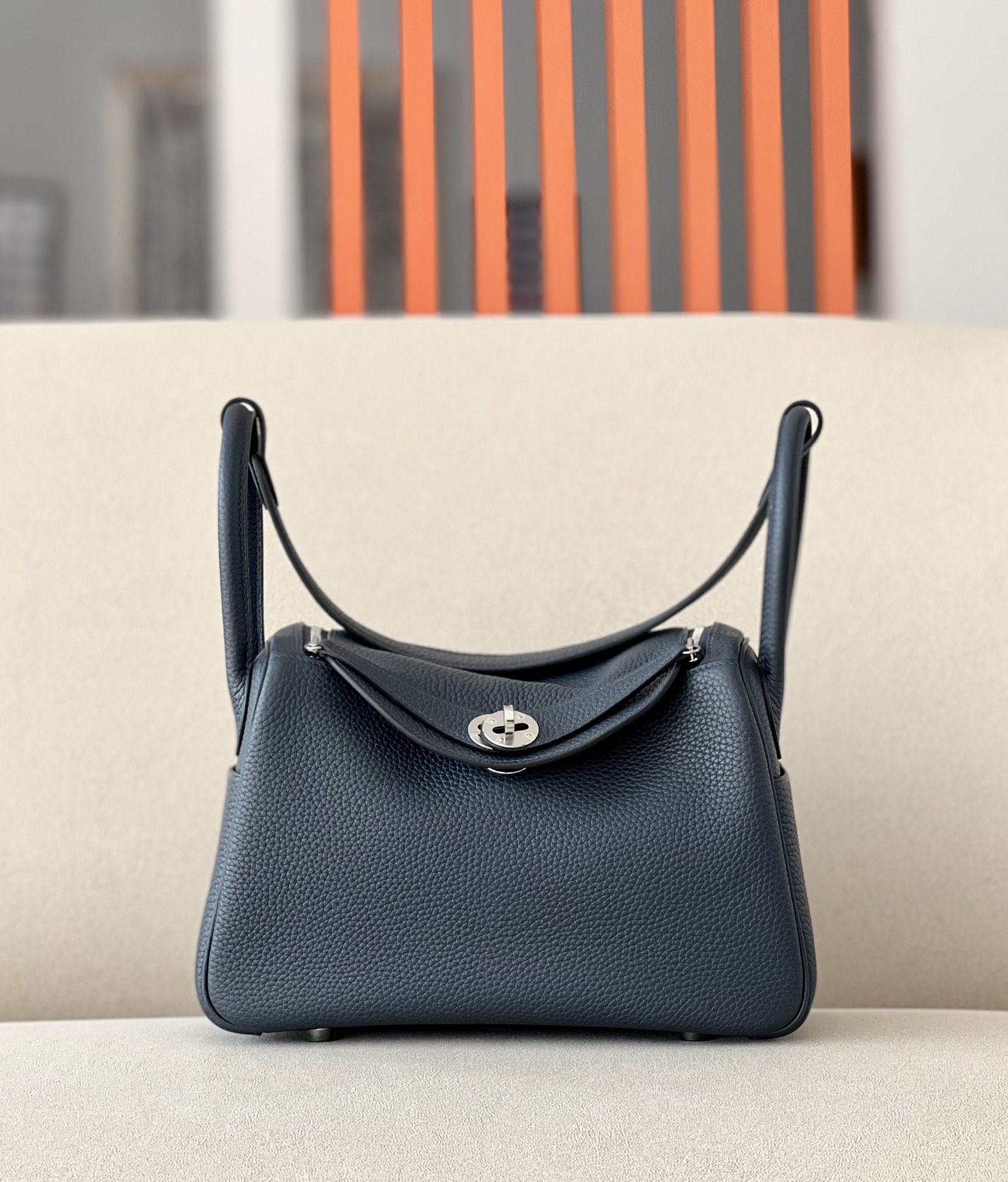 Hermes Lindy #2Z Blue Zuit 19-26cm Togo