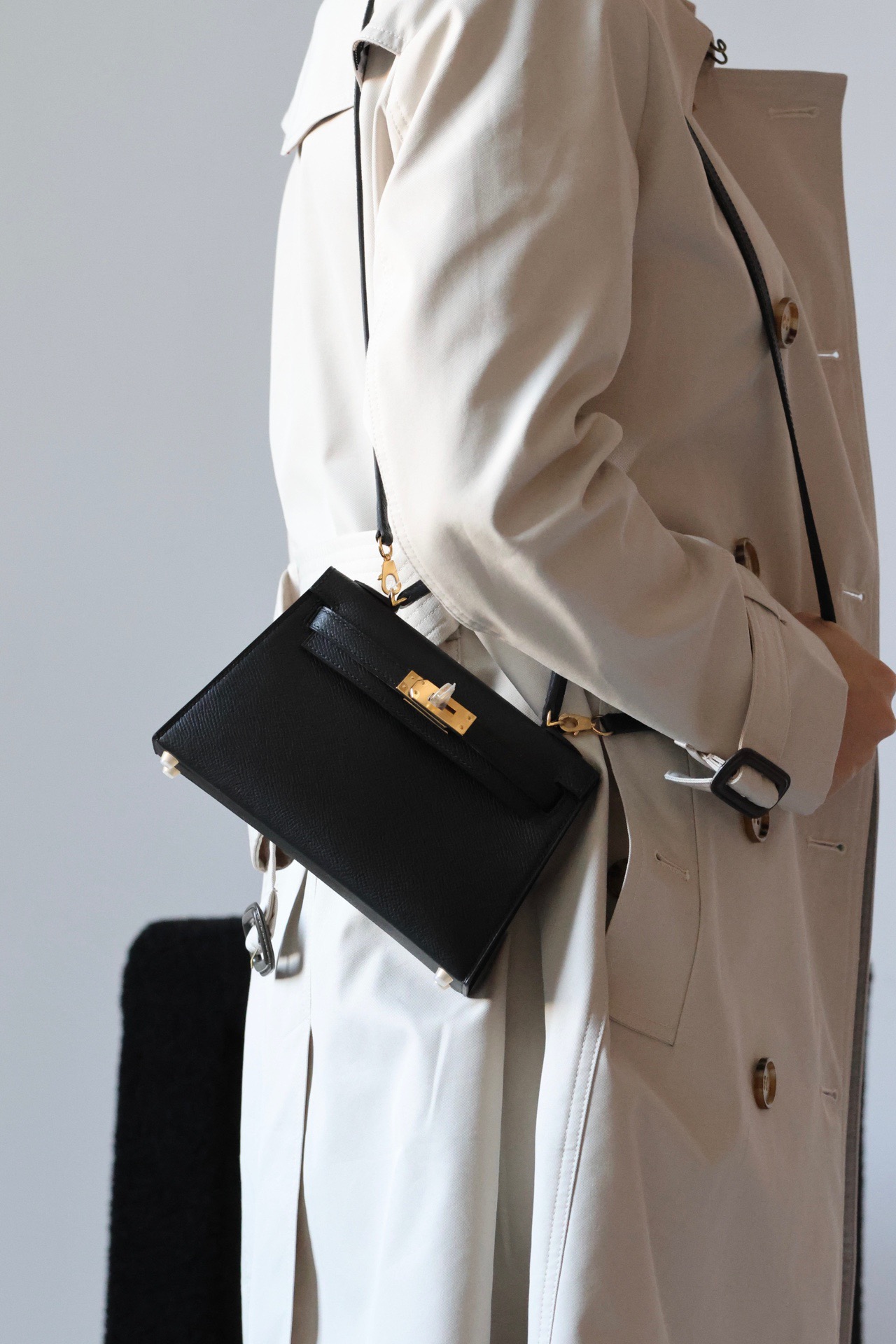 Hermes Mini Kelly #89 Nolre Epsom