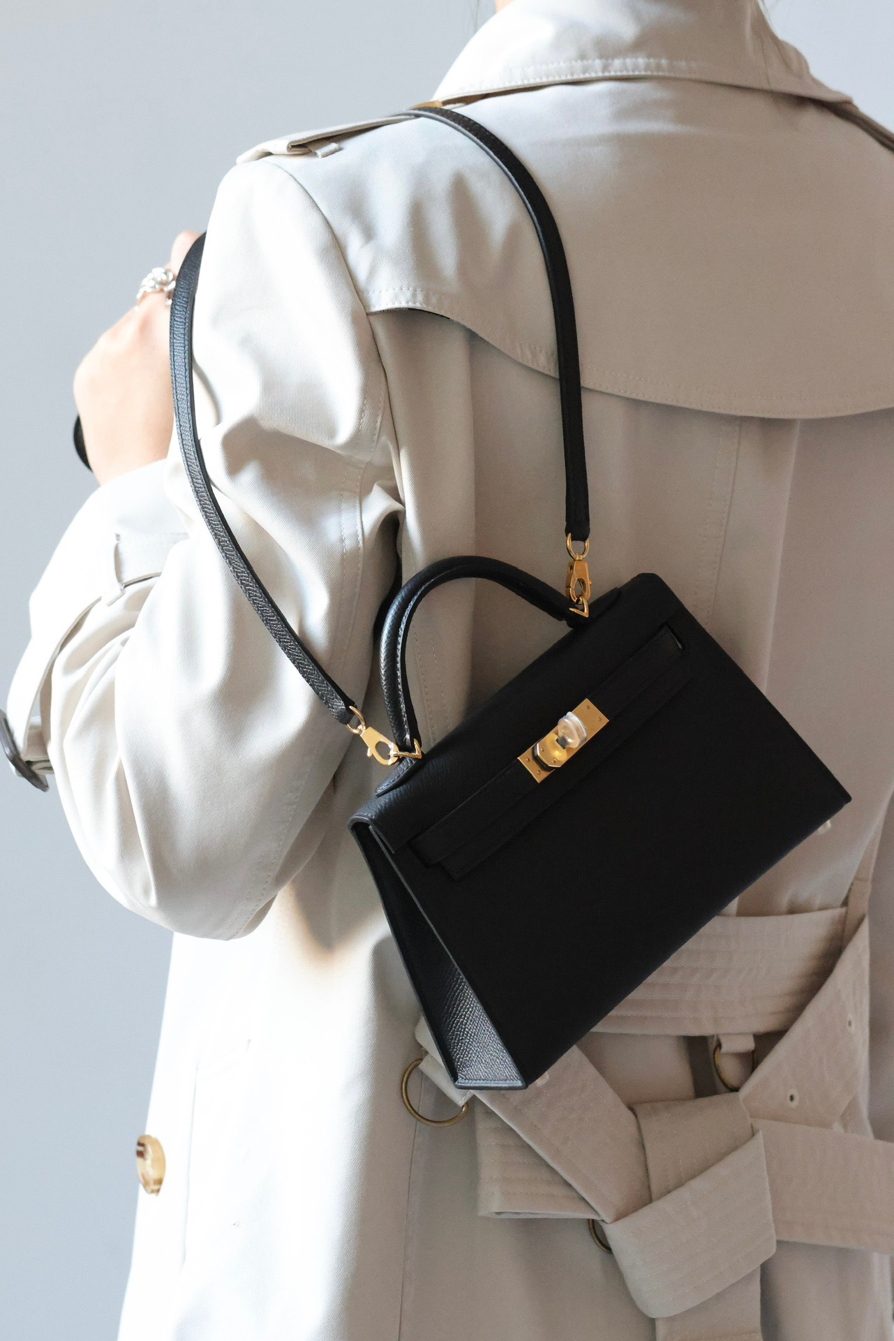 Hermes Mini Kelly #89 Nolre Epsom