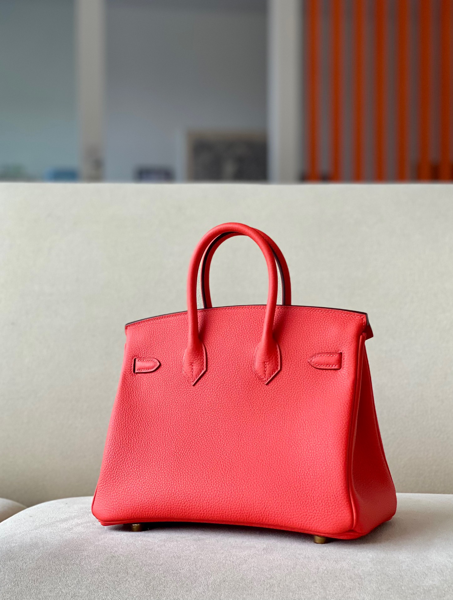 Hermes Birkin #S3 Rouge coeur 25-35cm TOGO