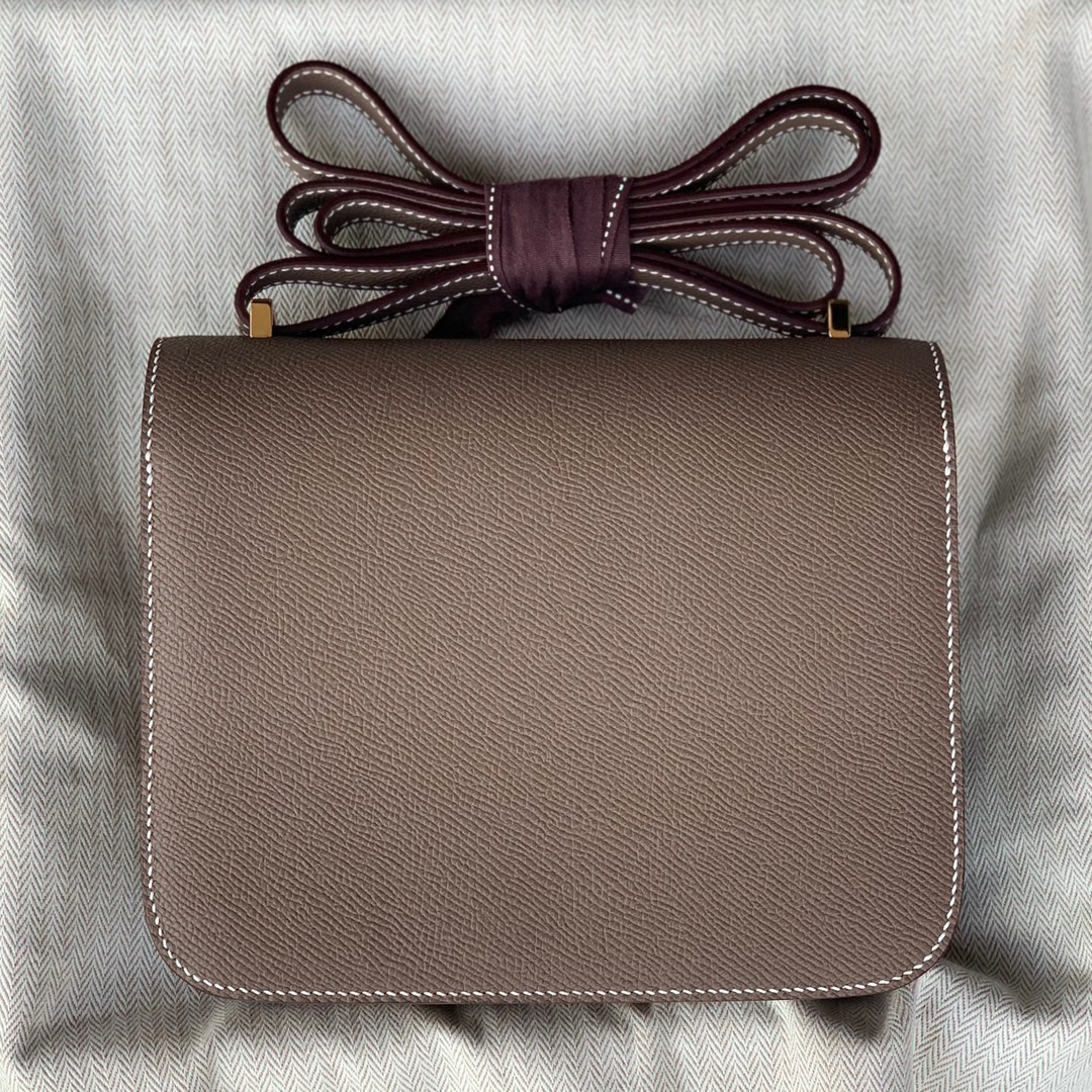 Hermes Constance #19 Etoupe 19-24cm Epsom