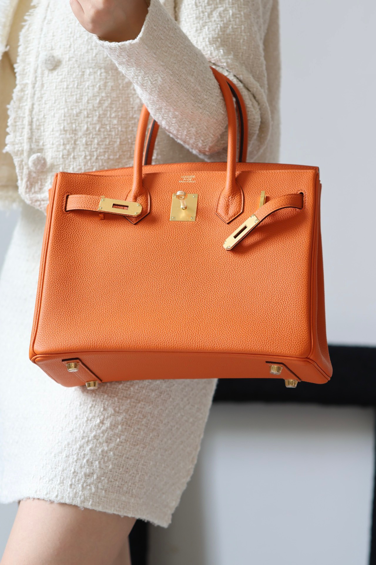 Hermes Birkin #93 Orange 25-35cm TOGO