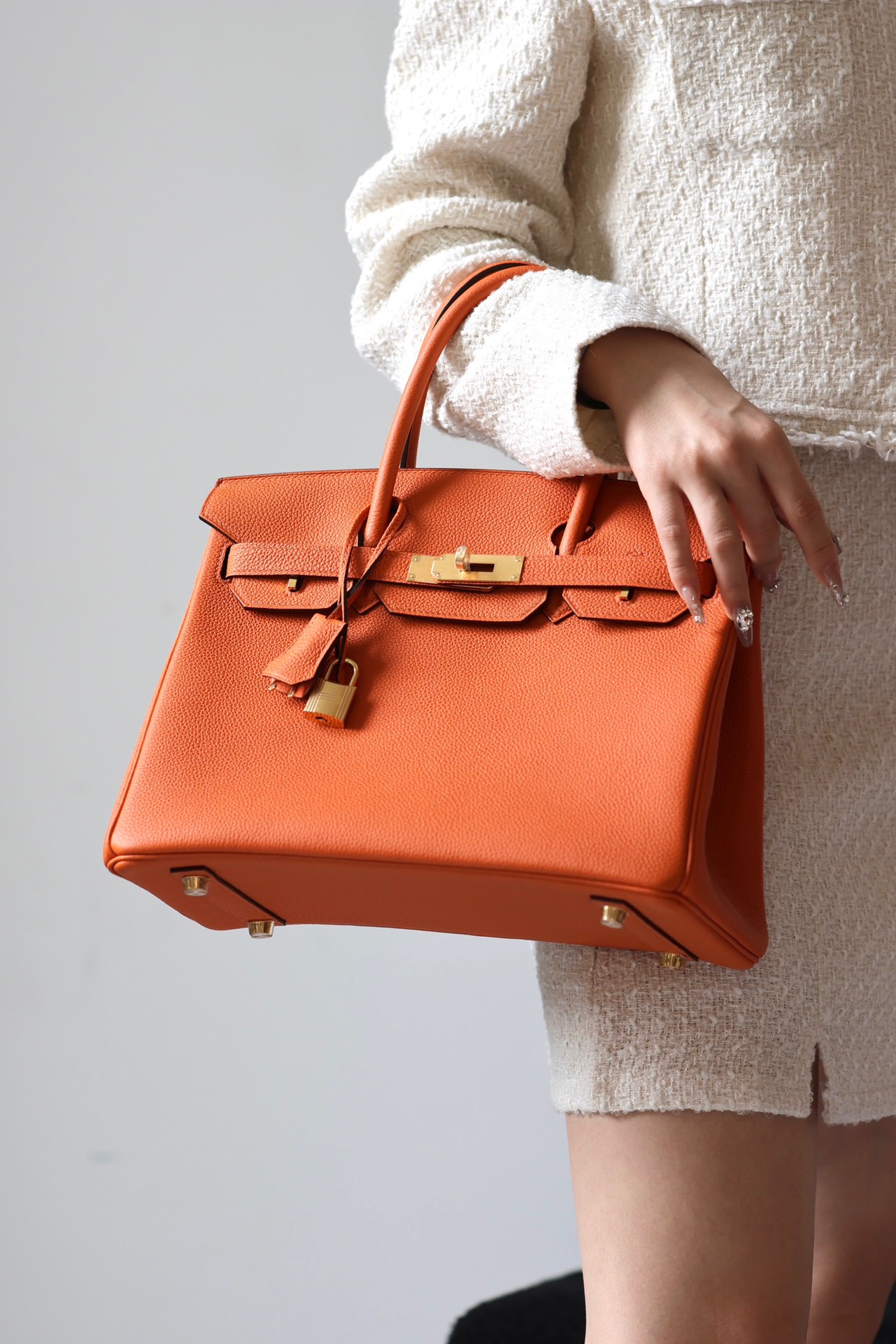 Hermes Birkin #93 Orange 25-35cm TOGO