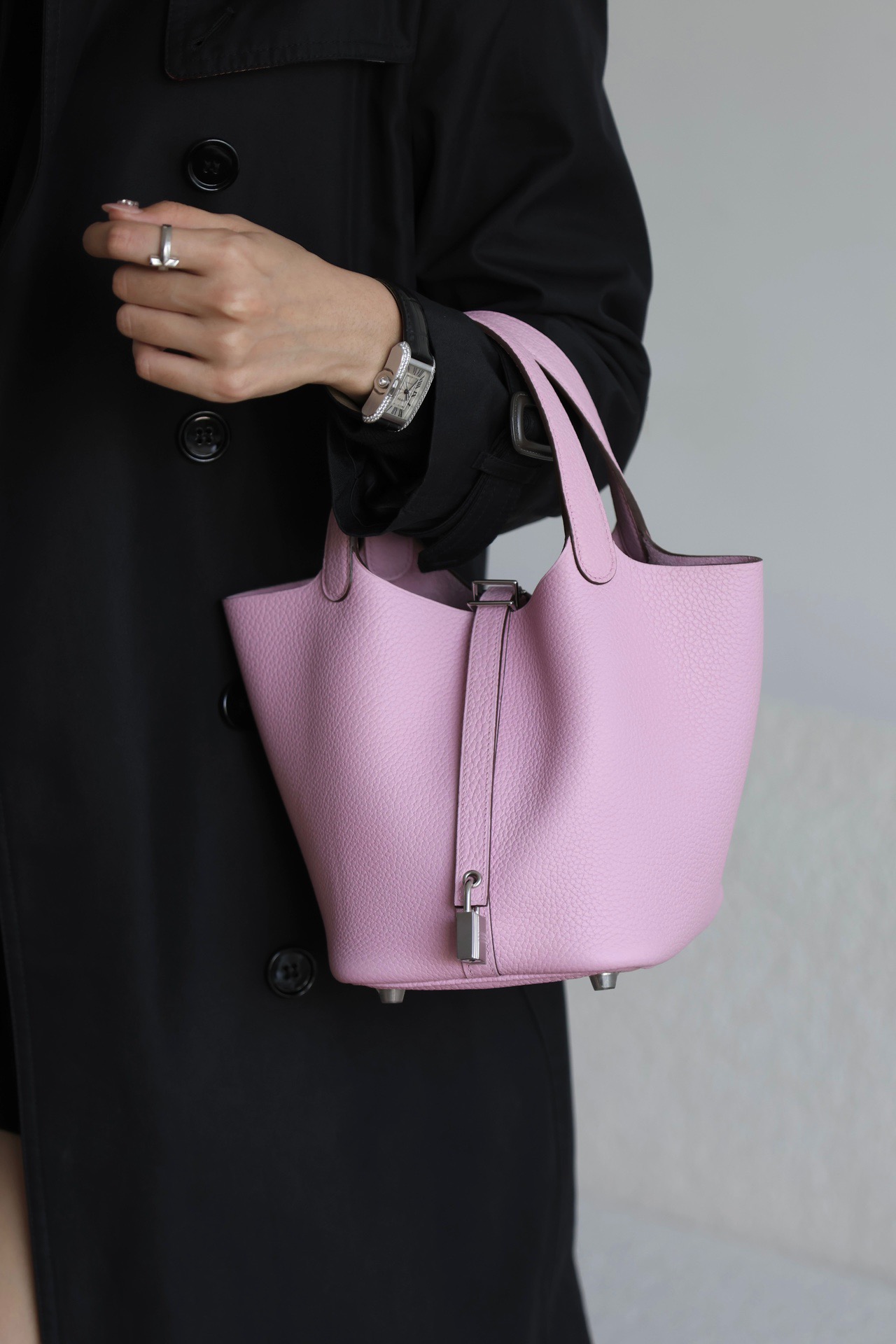 Hermes Picotin #X9 Mauve Sylvestre 18-22cm TOGO