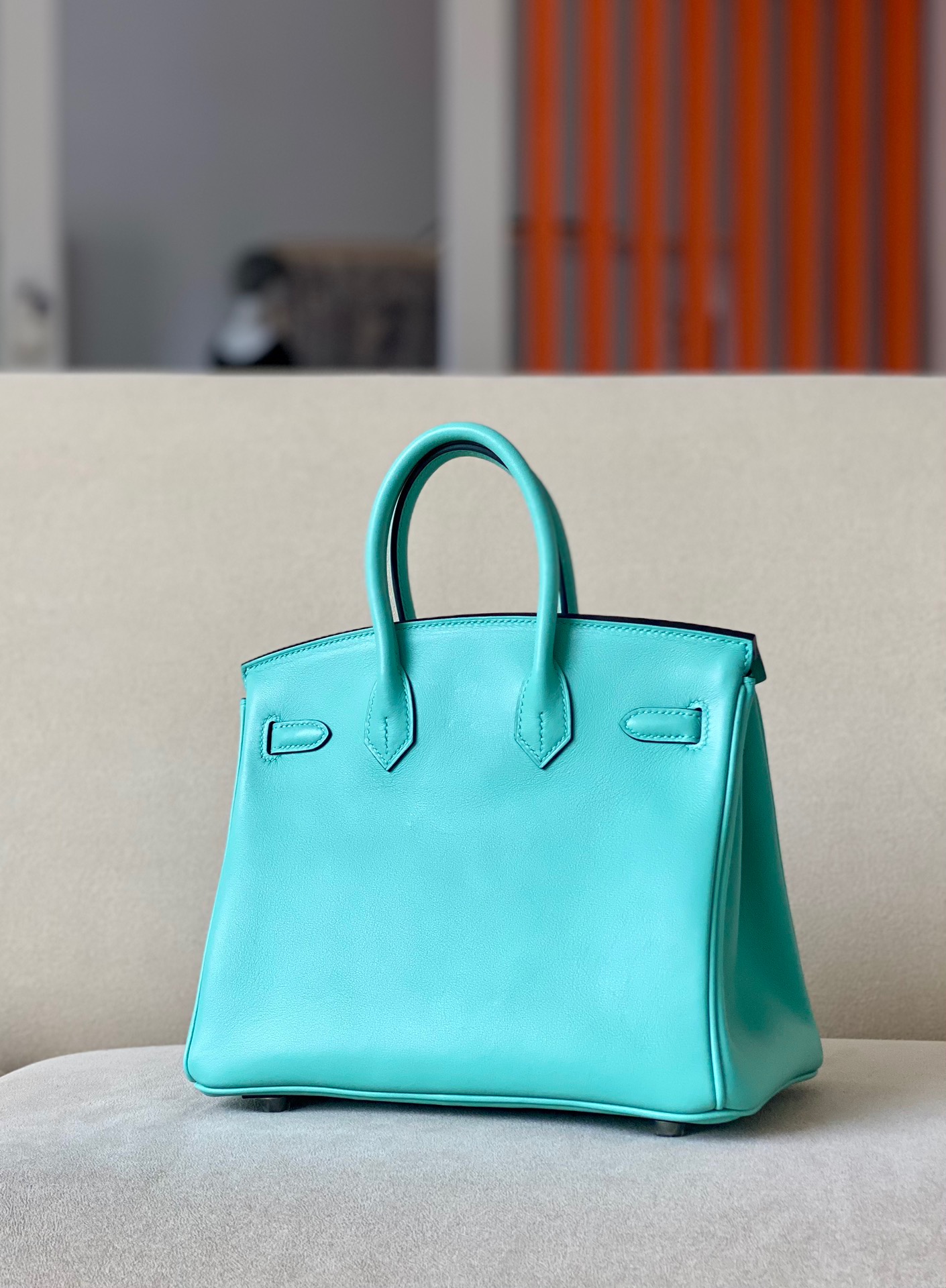 Hermes Birkin #3P Blue Aroll 25-35cm Switf