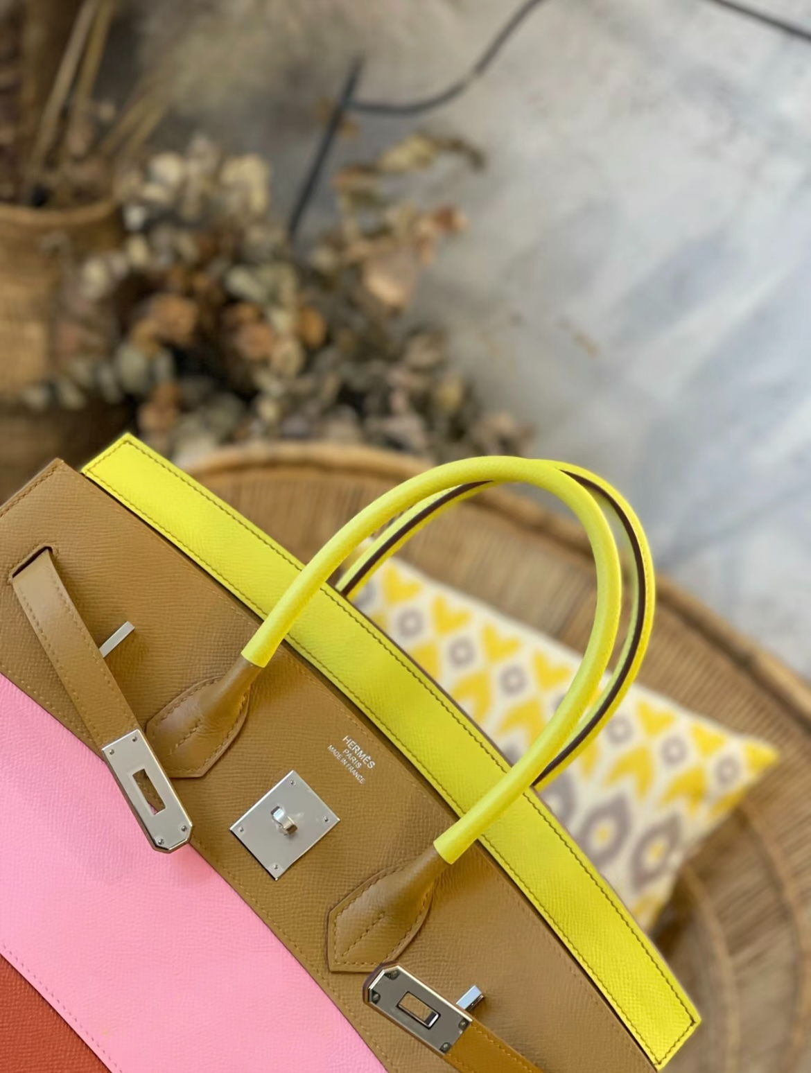 Hermes Birkin 35cm espom rainbow