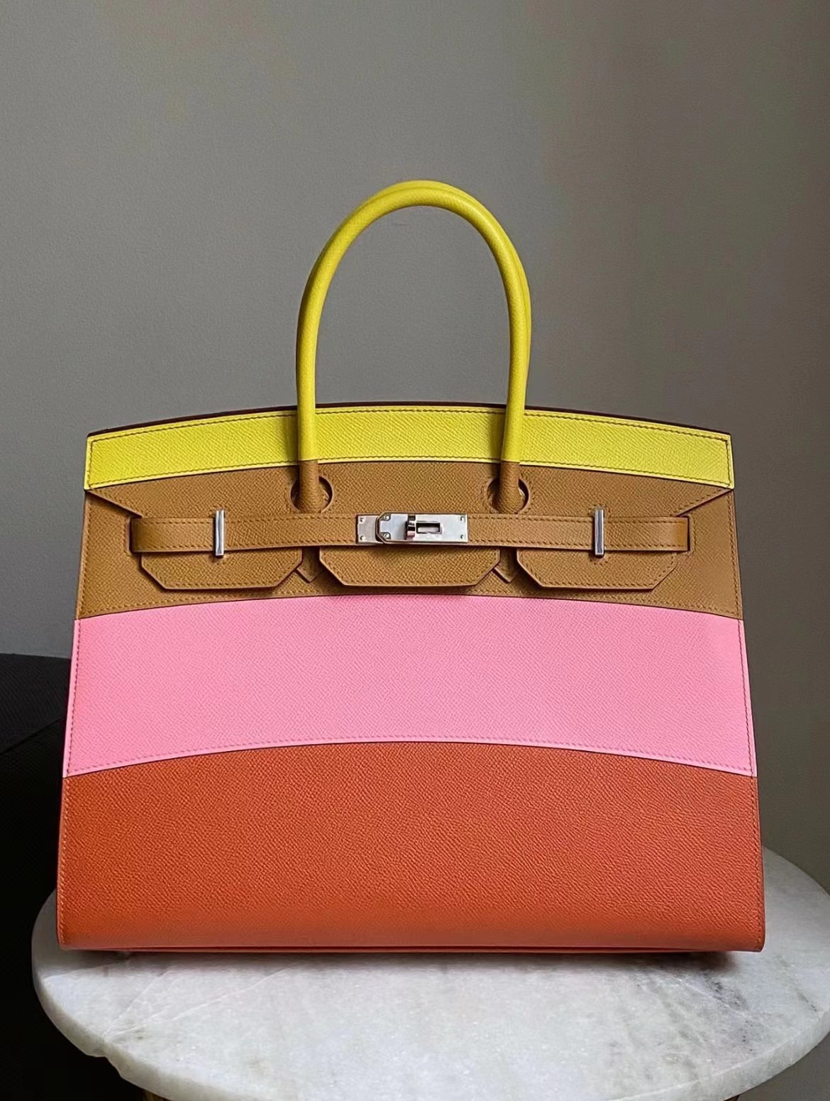 Hermes Birkin 35cm espom rainbow
