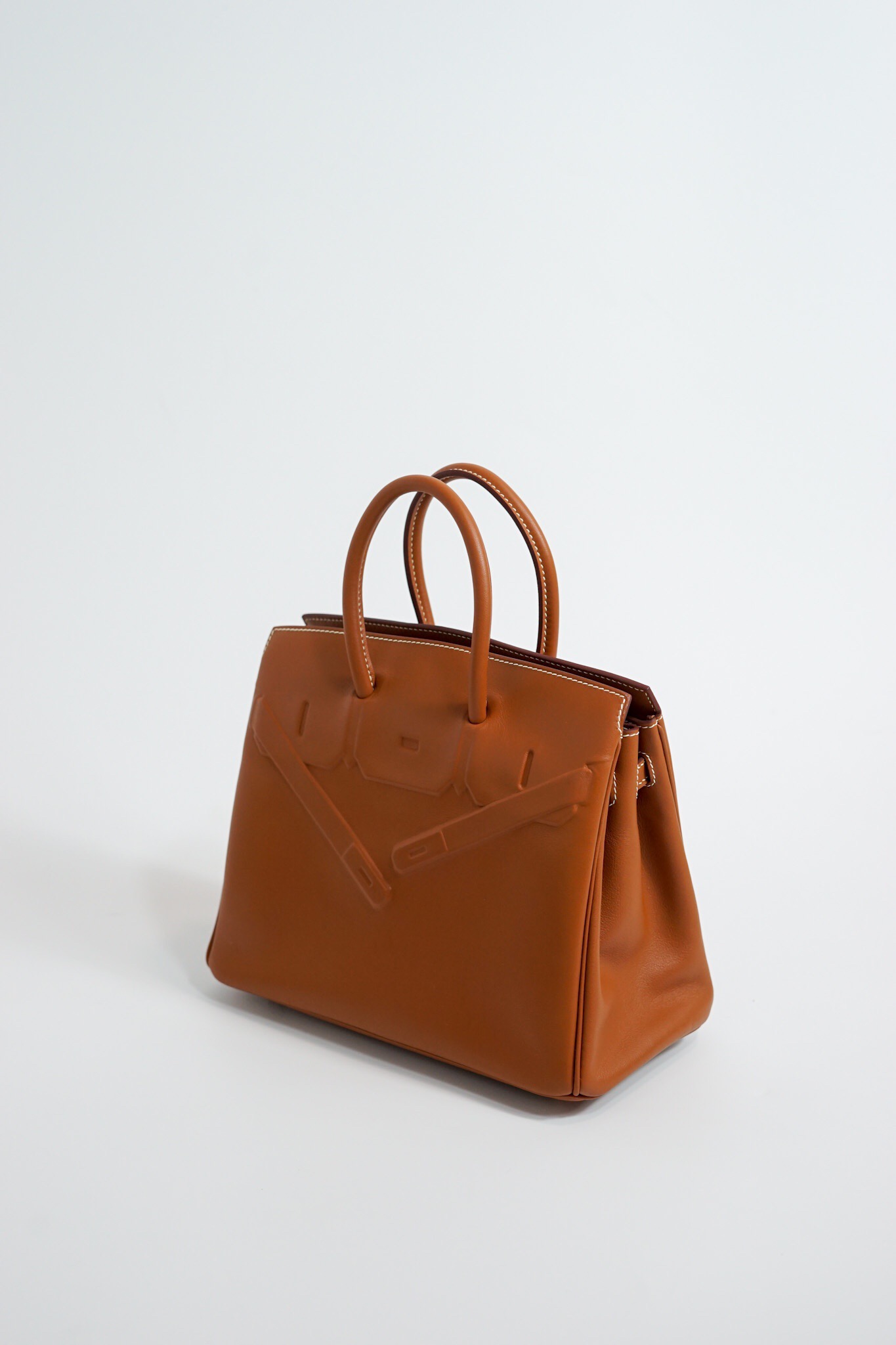 Hermes Shadow Birkin 25cm Switf Brown