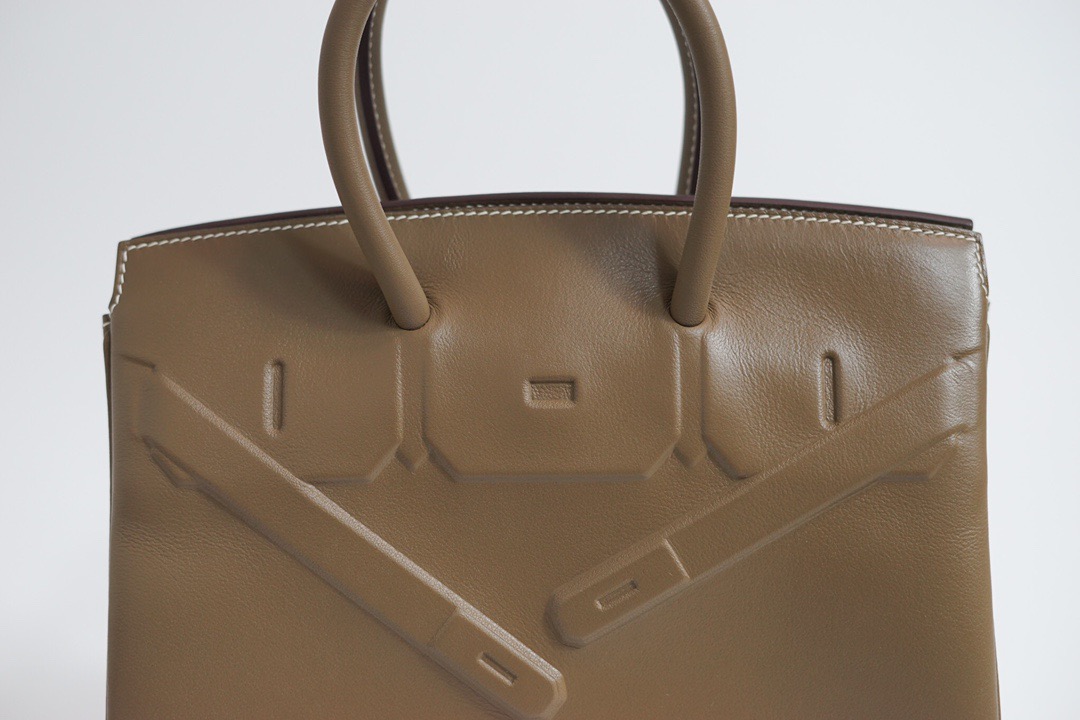Hermes Shadow Birkin 25cm Switf Elephant Grey