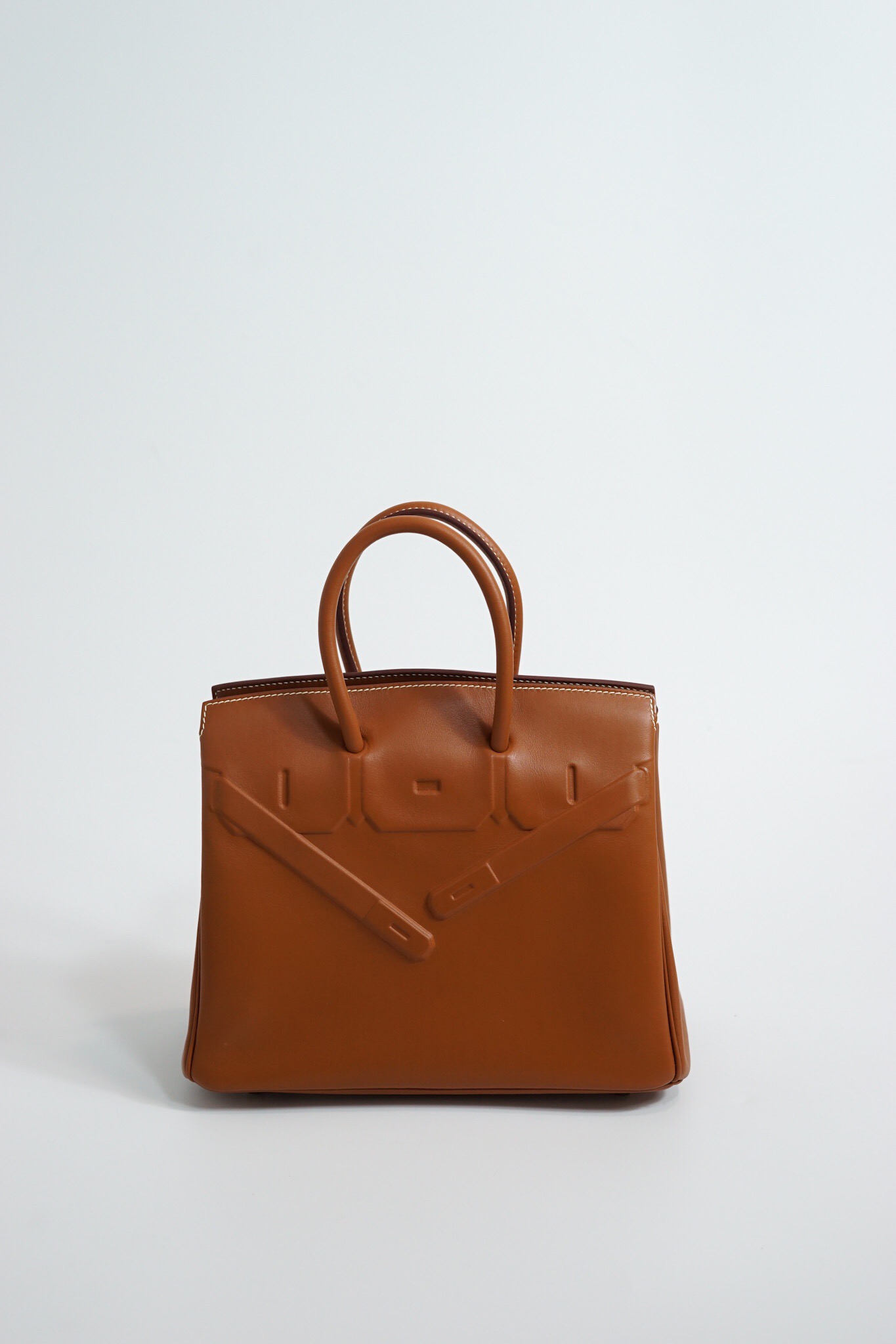 Hermes Shadow Birkin 25cm Switf Brown