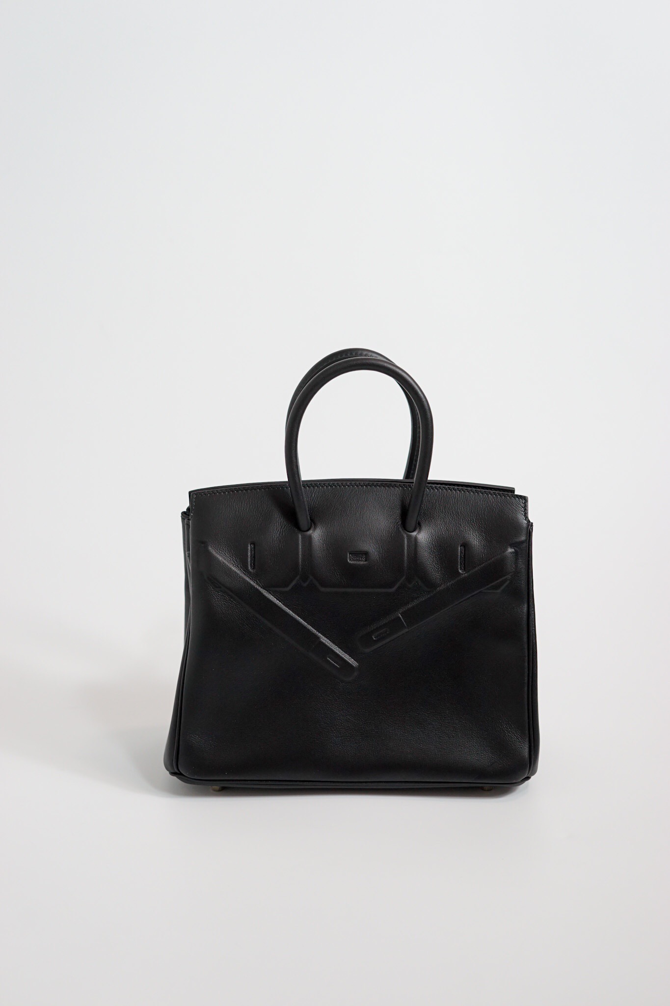 Hermes Shadow Birkin 25cm Switf Black