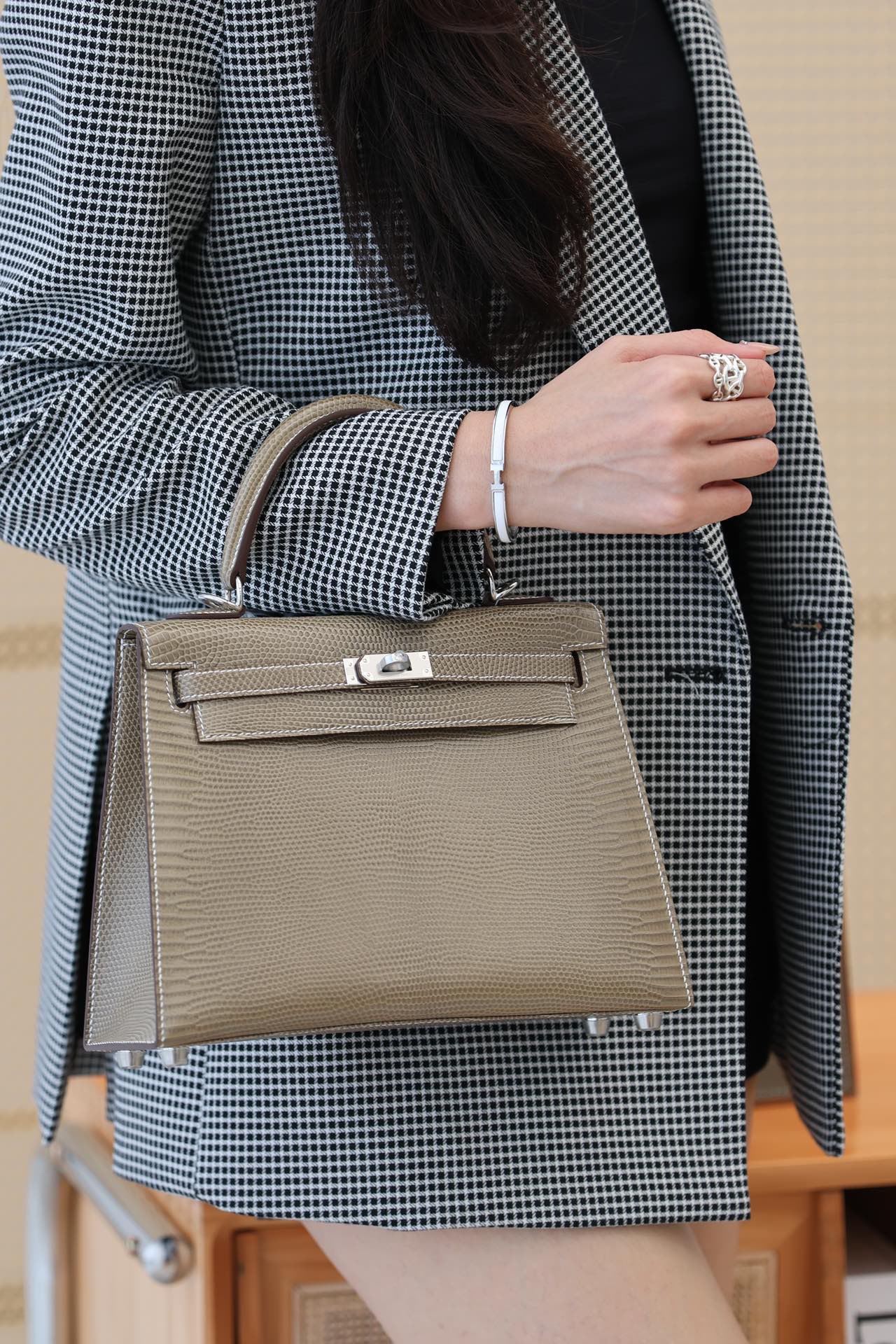 Lizard skin #17 Ficelle Kelly 25-28cm