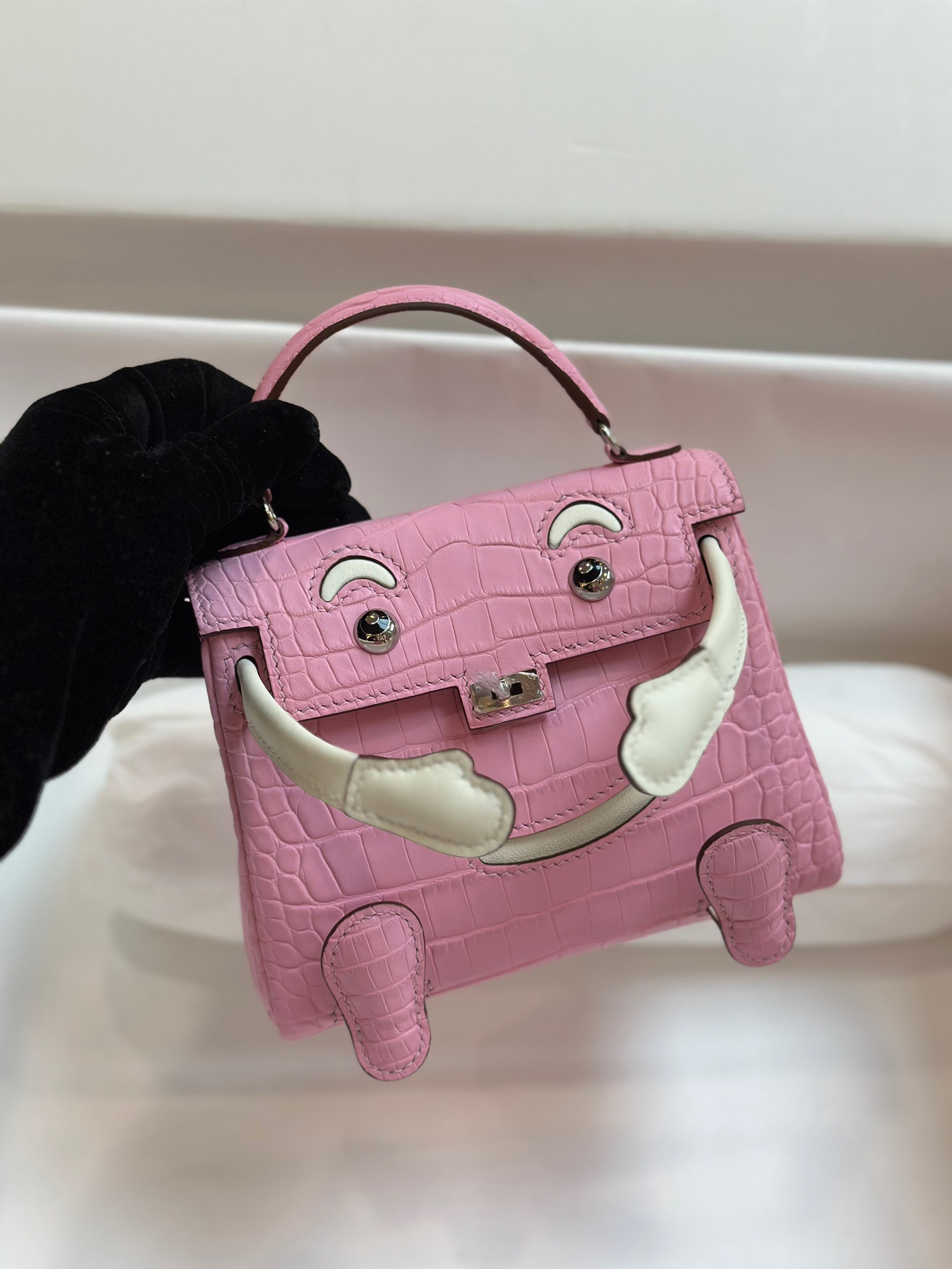 Advanced customization Kelly doll crocodile skin Pink