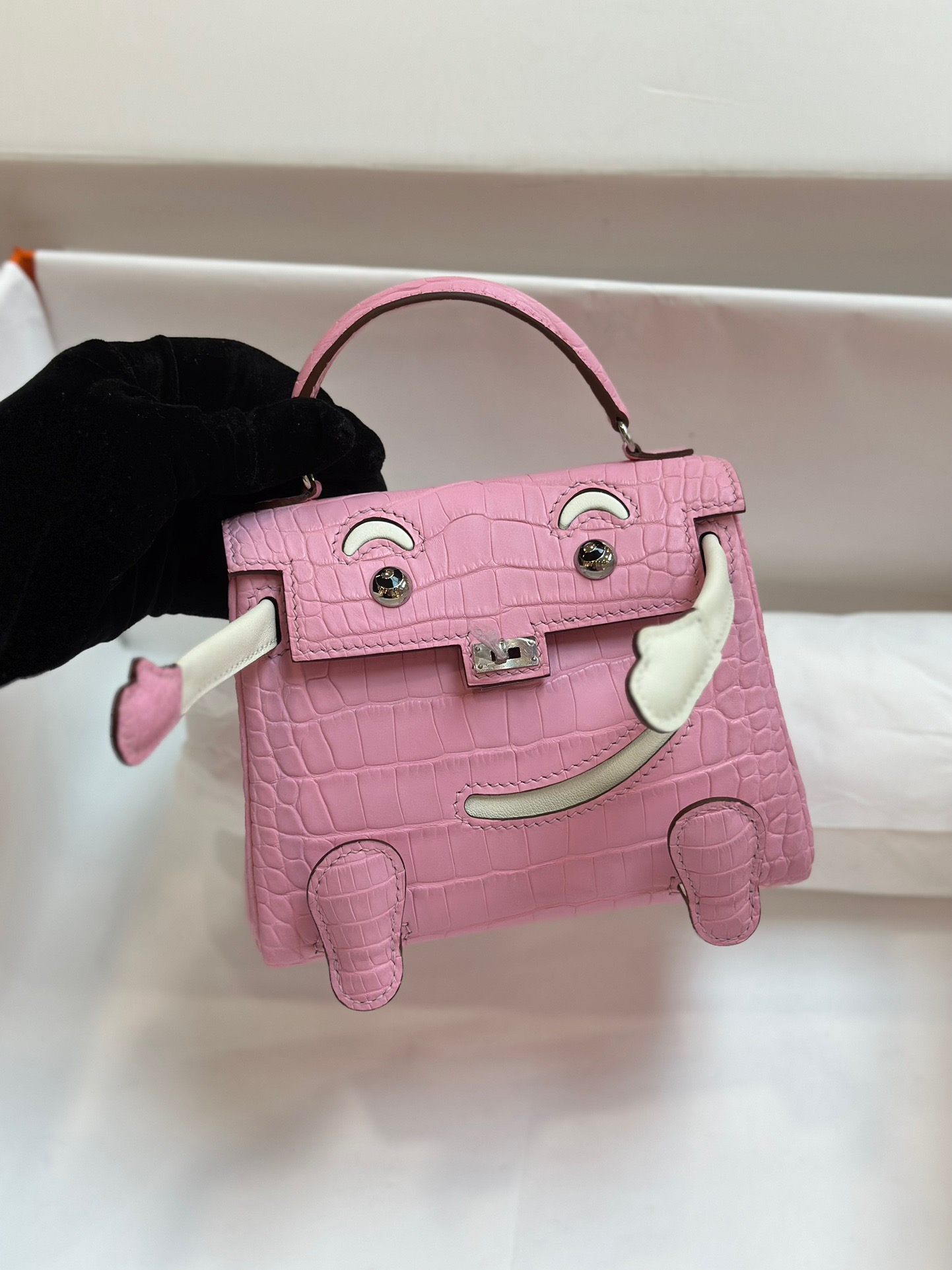 Advanced customization Kelly doll crocodile skin Pink