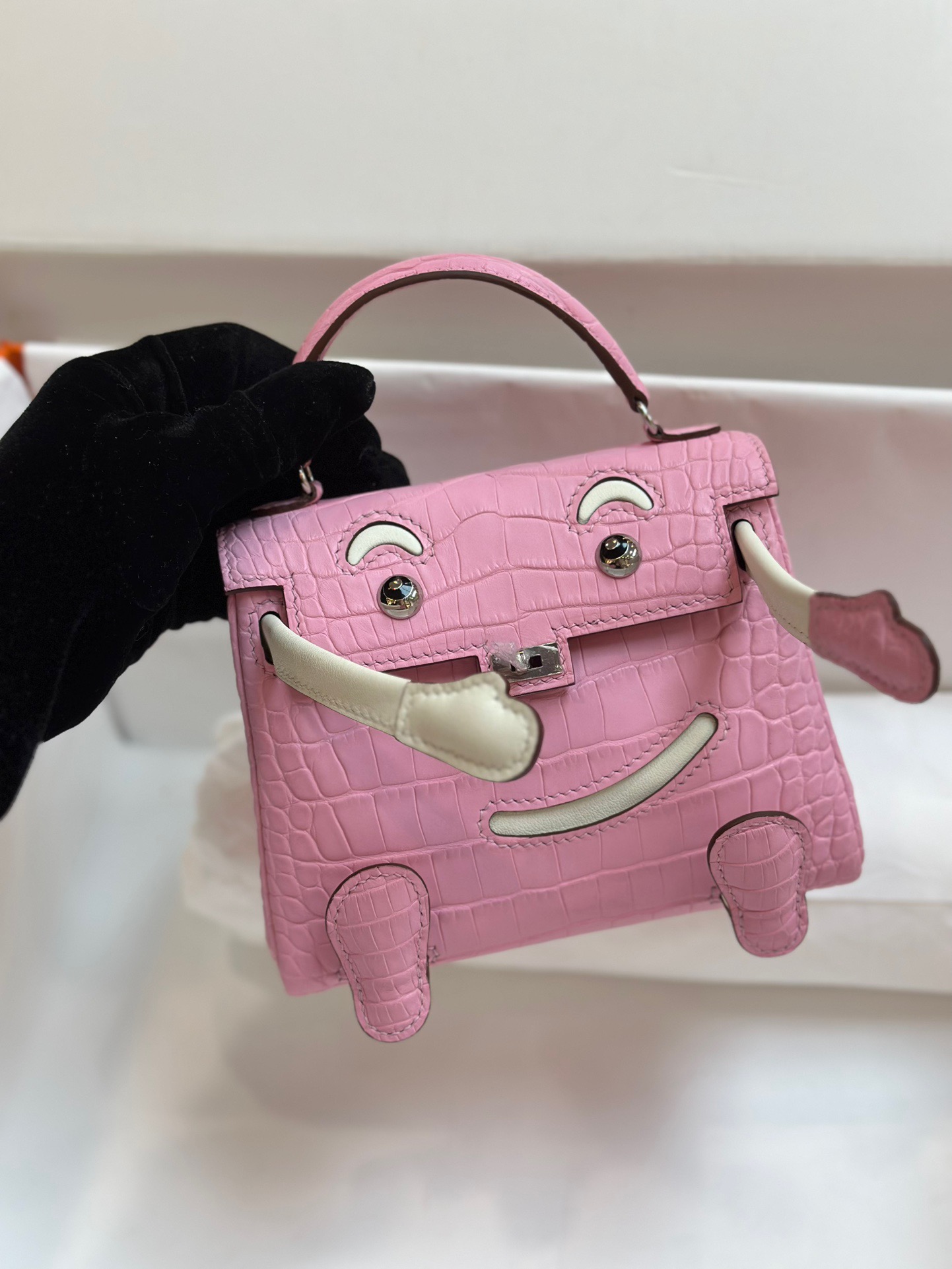 Advanced customization Kelly doll crocodile skin Pink